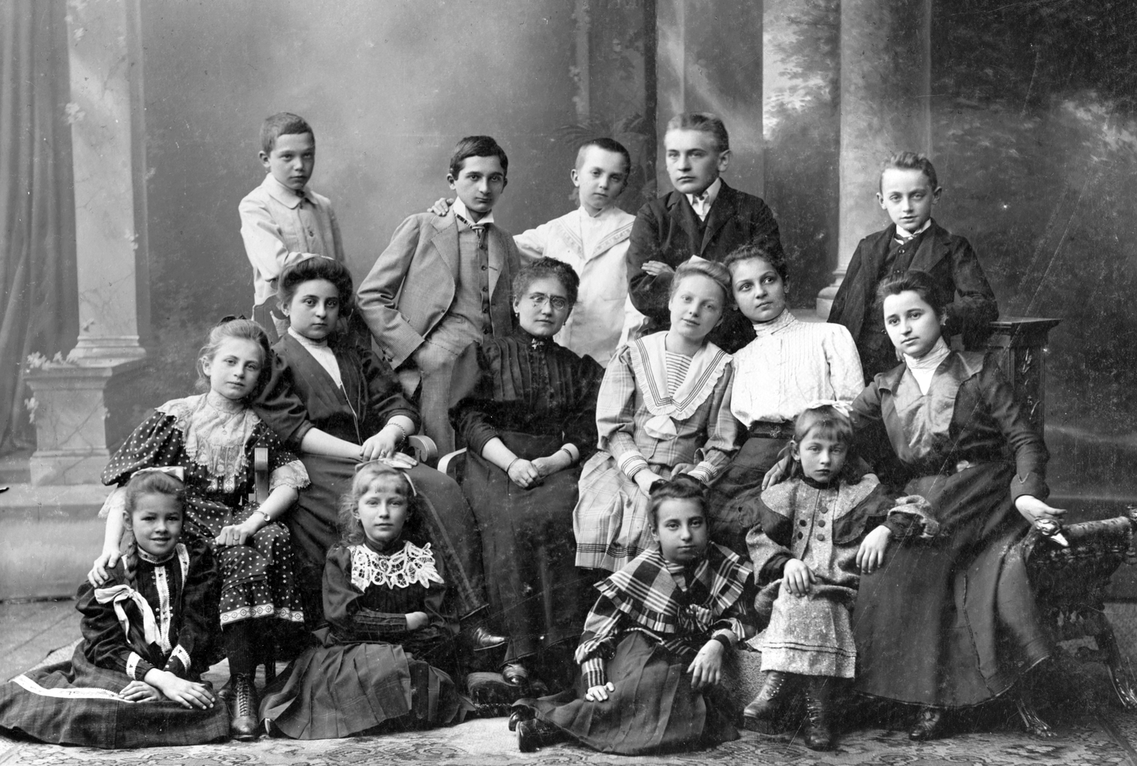 1900, GGAABBOO, tableau, Fortepan #32101
