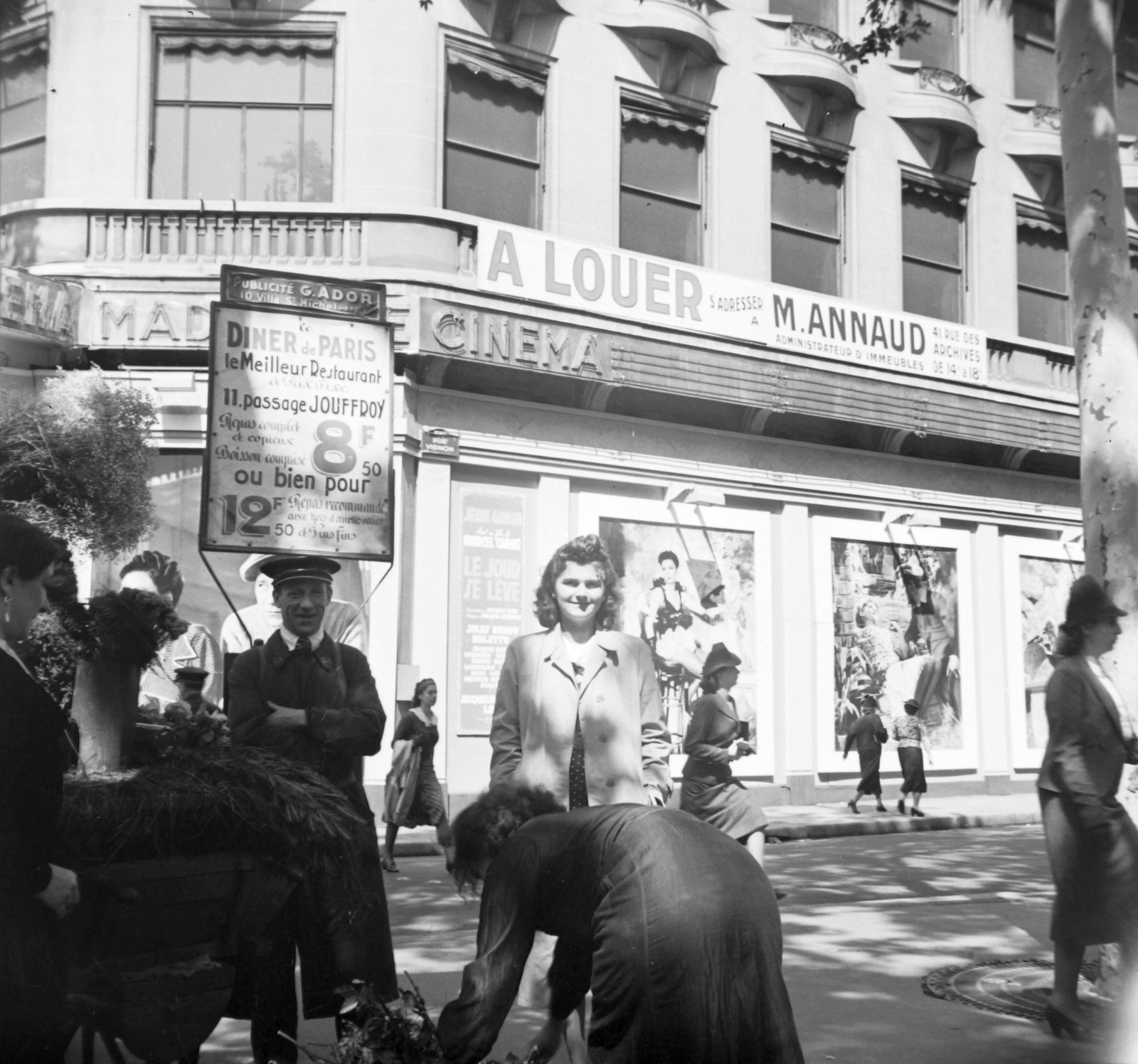 Franciaország, Párizs, Rue Vignon., 1939, Saly Noémi, Fortepan #32197