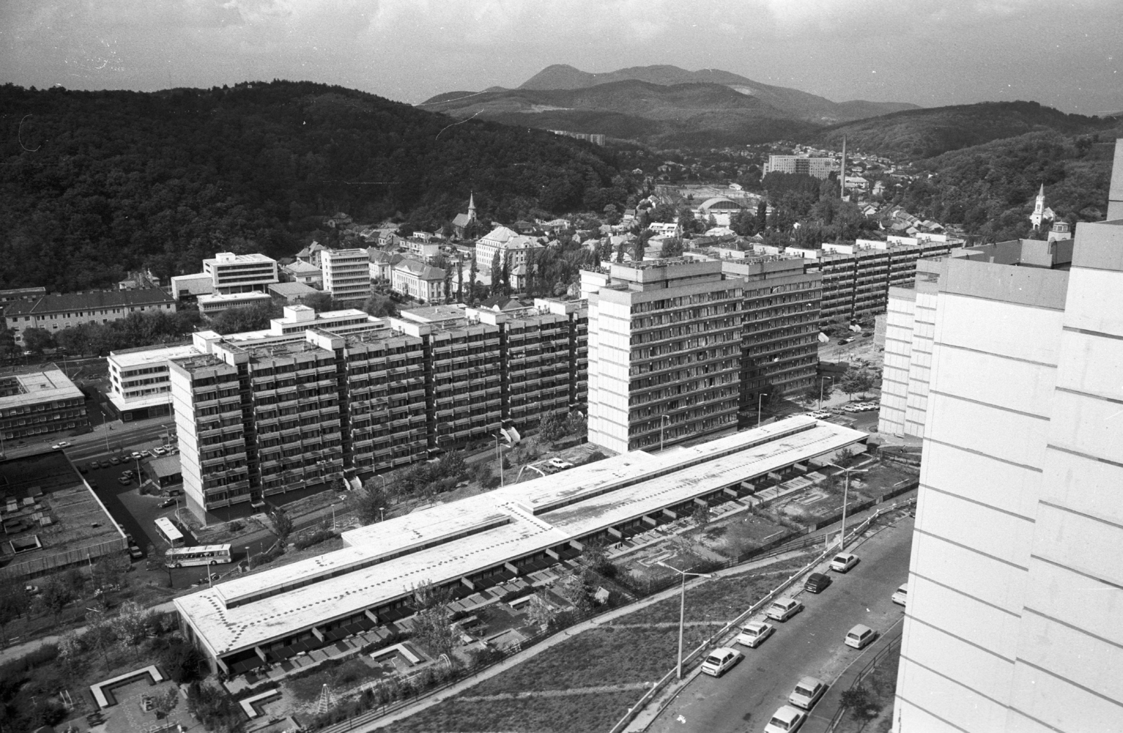 Hungary, Salgótarján, városközpont., 1986, Építésügyi Dokumentációs és Információs Központ, VÁTI, picture, Fortepan #32308