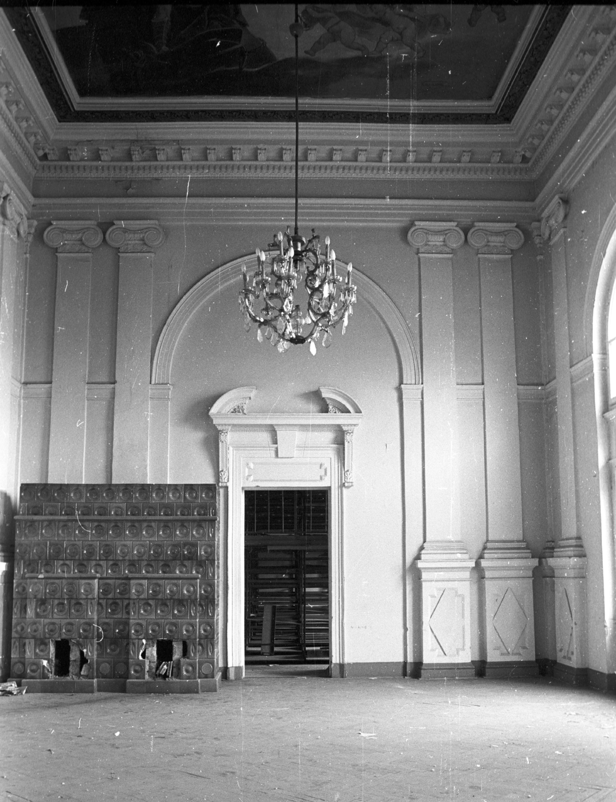 Hungary, Miskolc, a Miskolci Akadémiai Bizottság székházának díszterme., 1977, Építésügyi Dokumentációs és Információs Központ, VÁTI, Fortepan #32356