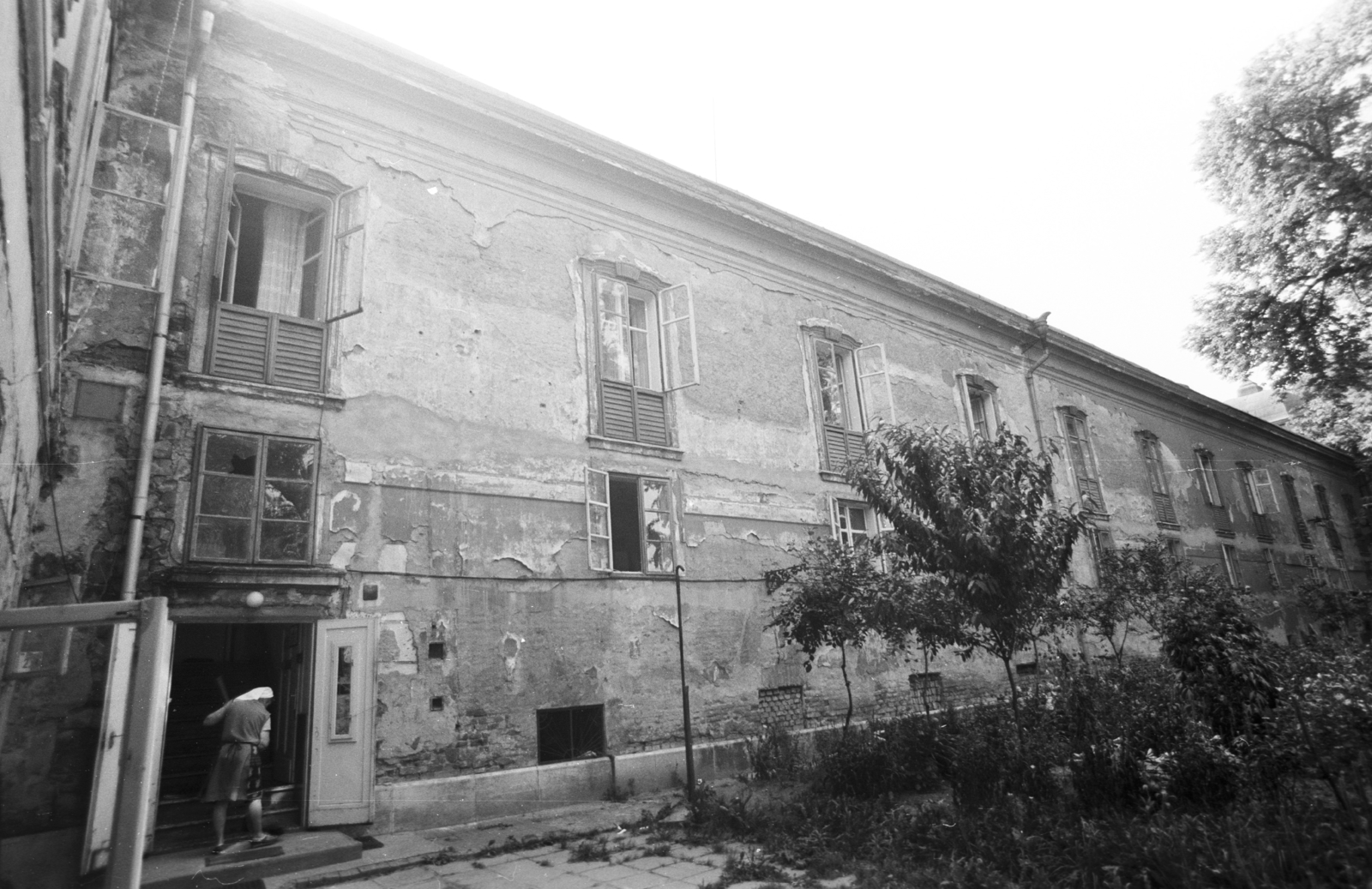 Magyarország, Gödöllő, Gödöllői Királyi Kastély., 1980, Építésügyi Dokumentációs és Információs Központ, VÁTI, barokk-stílus, palota, épületkár, Andreas Mayerhoffer-terv, Fortepan #32492