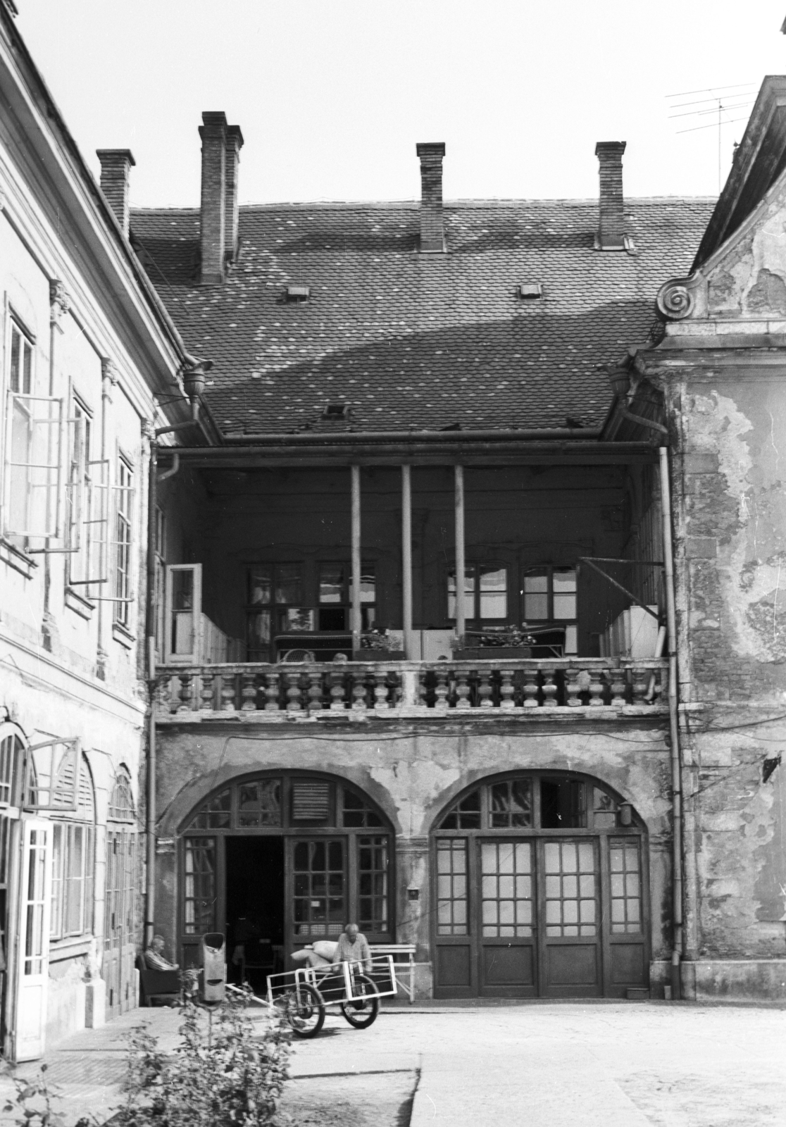 Magyarország, Gödöllő, Gödöllői Királyi Kastély., 1980, Építésügyi Dokumentációs és Információs Központ, VÁTI, barokk-stílus, palota, Andreas Mayerhoffer-terv, Fortepan #32495