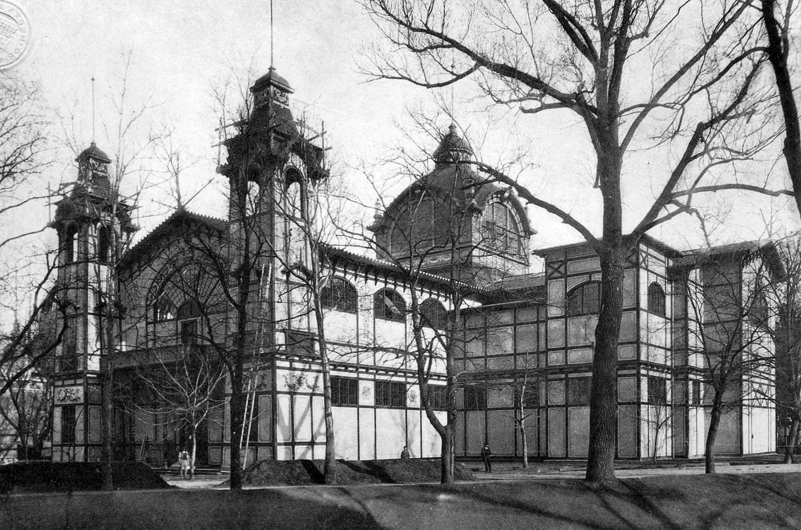 Hungary, Budapest XIV., a horvát iparcsarnok pavilonja a millenniumi kiállításon., 1900, Pesti Brúnó, exhibition, Budapest, Fortepan #32576