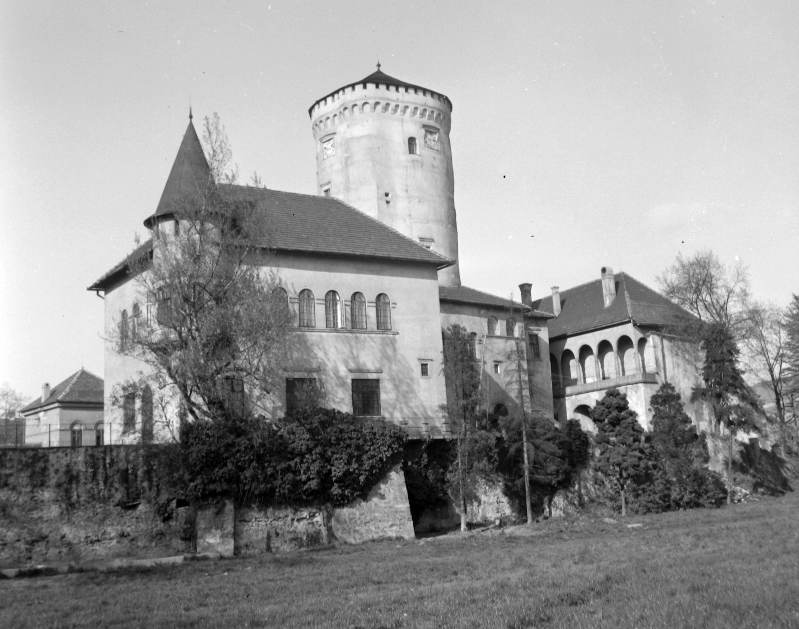 Slovakia, Žilina, Budatin vára., 1961, Gyöngyi, Czechoslovakia, castle, Fortepan #32672