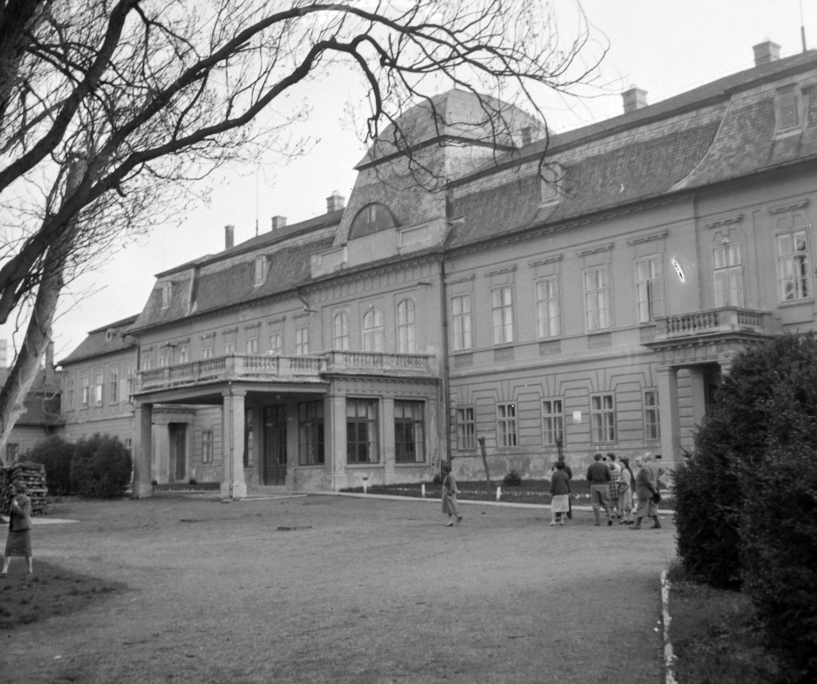 Hungary, Gyula, Harruckern-Wenckheim-Almásy-kastély., 1960, Gyöngyi, Baroque-style, palace, Antal Czigler-design, Ferenc Sztraill-design, Fortepan #32687