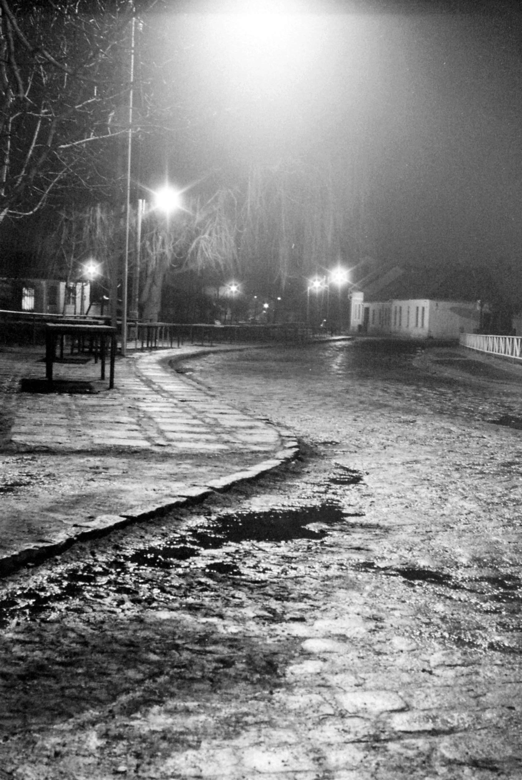 Hungary, Szentendre, Bükkös part, piac., 1977, Déri György, night, Fortepan #32728