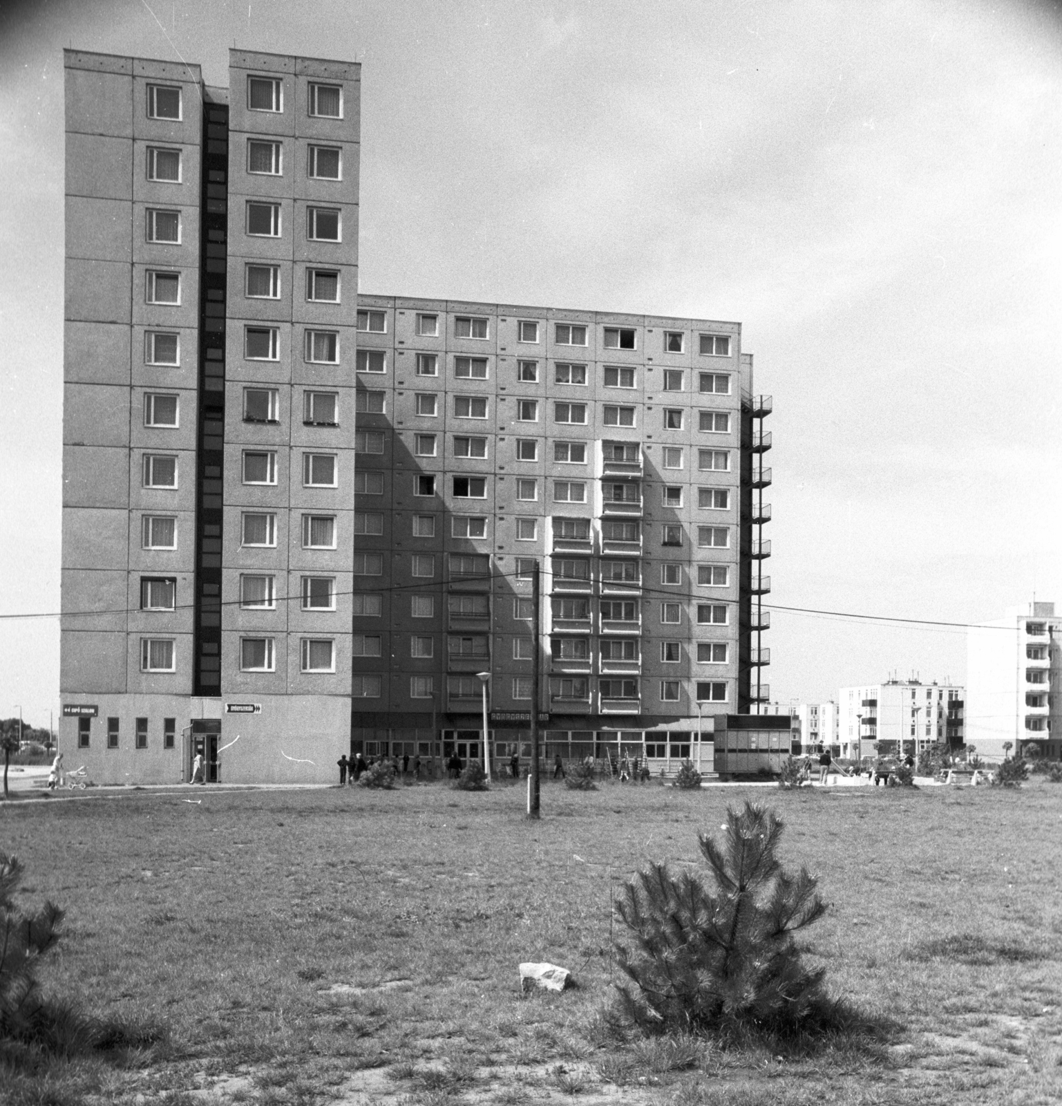 Hungary, Székesfehérvár, Palotaváros (Lenin lakótelep), Selyem utca 1., 1986, Építésügyi Dokumentációs és Információs Központ, VÁTI, blocks, concrete block of flats, Fortepan #33420