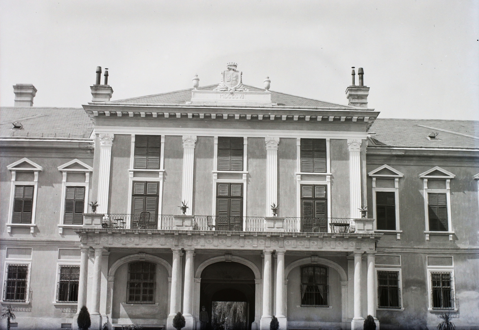 Hungary, Soponya-Nagyláng, Zichy kastély (Pollack Mihály)., 1902, Zichy, architectural heritage, castle, architecture, Mihály Pollack-design, Fortepan #33658