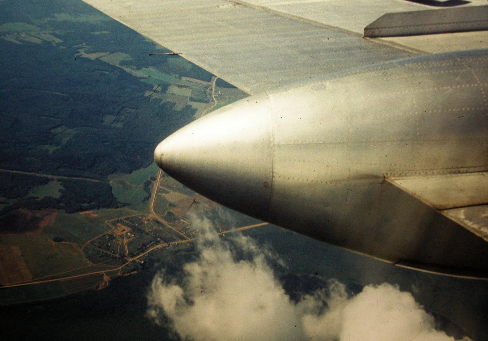 1966, Fortepan, színes, repülés, látkép, Fortepan #3387