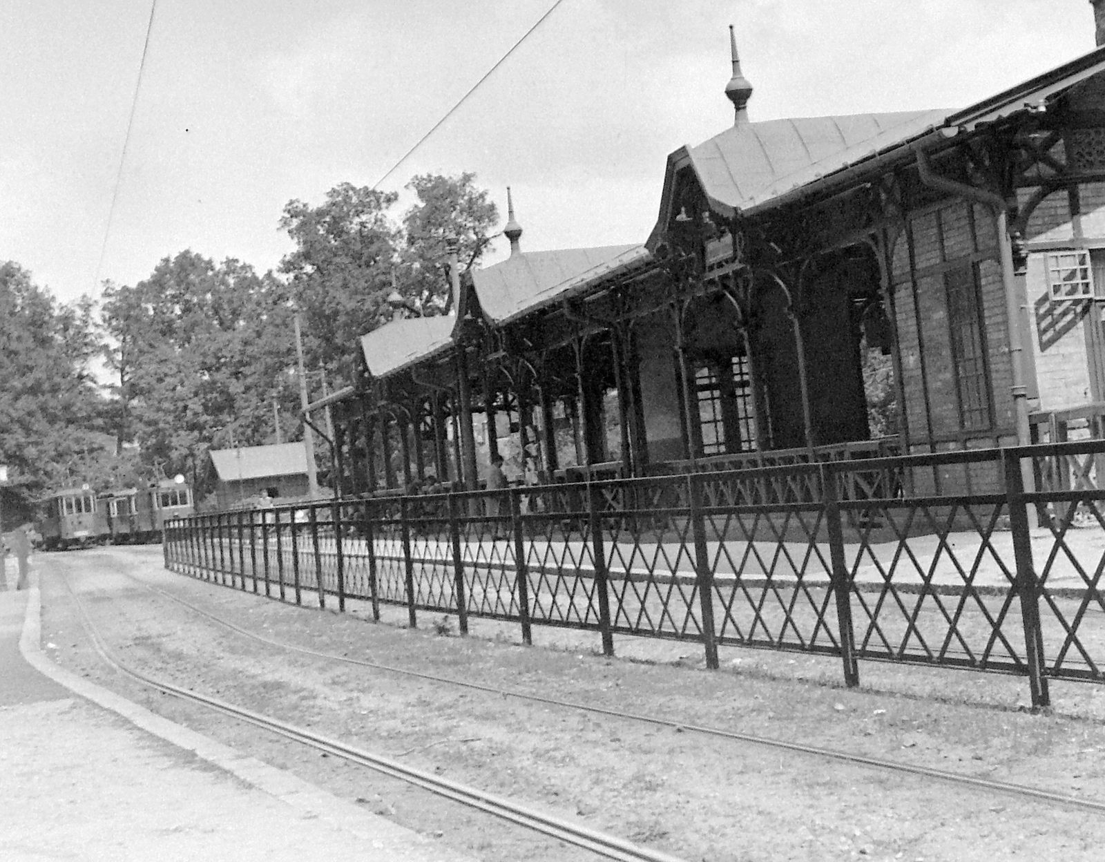 Magyarország, Budapest II., villamos-végállomás., 1935, Homoródy Károly, villamos, Budapest, Fortepan #3460