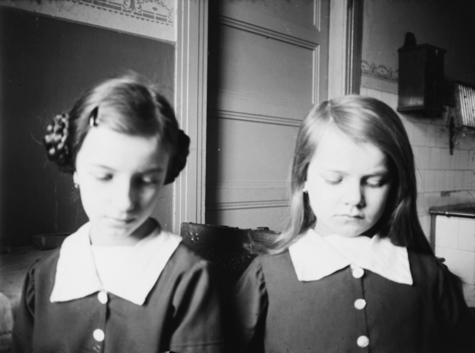 1922, Fortepan, kislány, gyerekek, kettős portré, Fortepan #39042