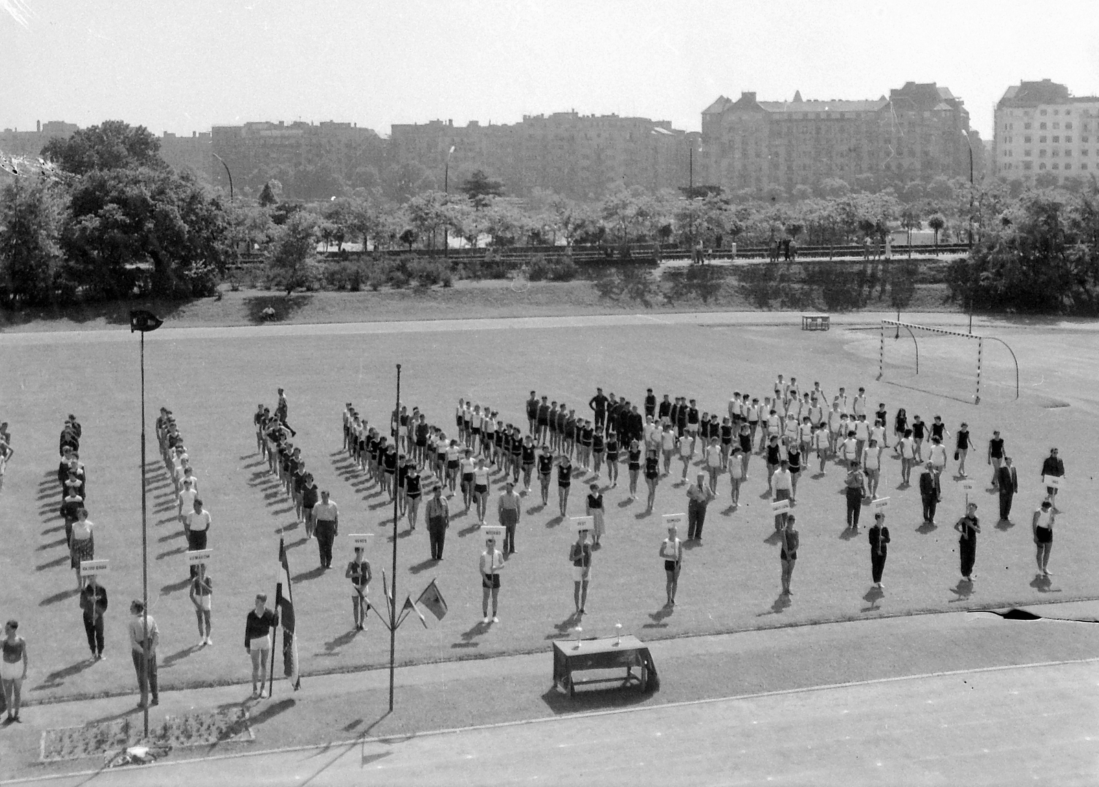Hungary, Margit Islands, Budapest, Úttörő sporttelep / Úttörő stadion., 1964, Fortepan, Fortepan #3916