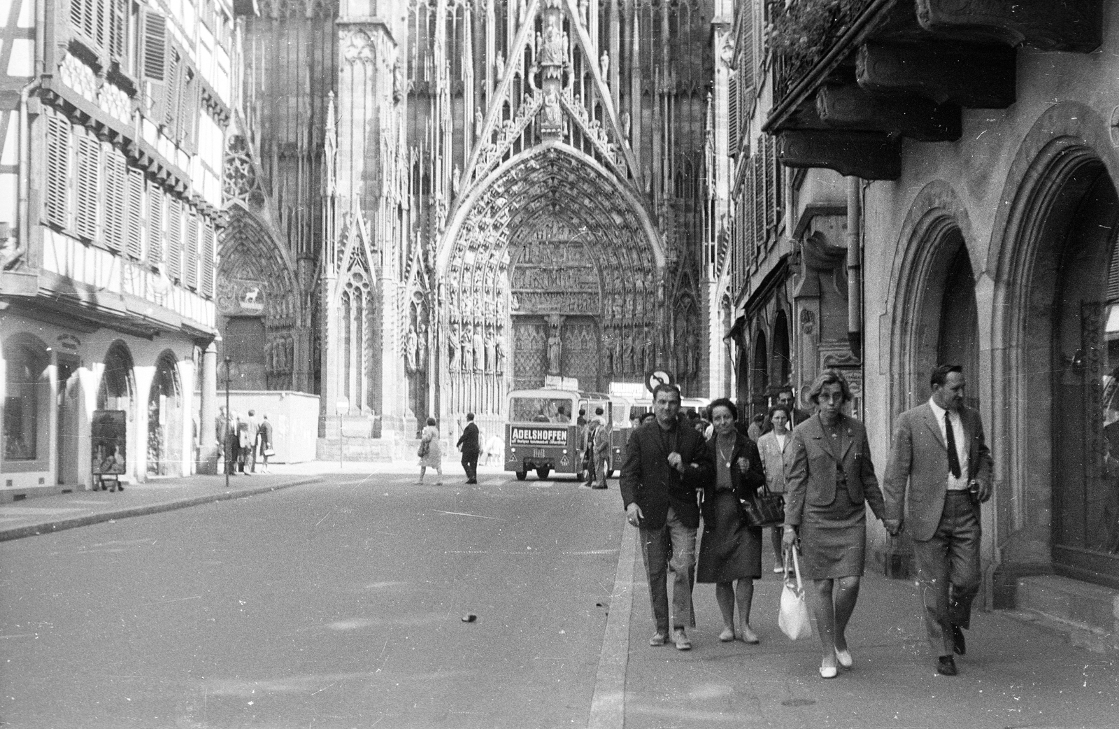 France, Strasbourg, Katedrális., 1969, Fortepan, church, gothic, pointed arch, Fortepan #39174