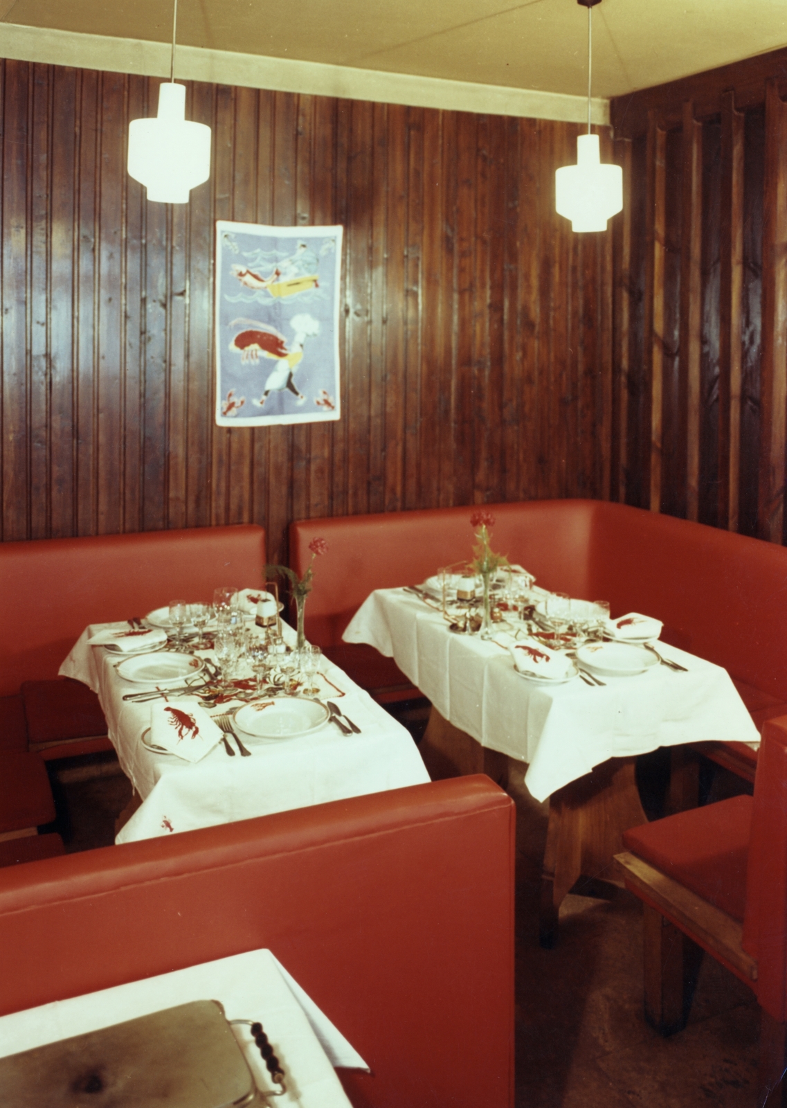 Hungary, Budapest XIII., Victor Hugo utca 35. Vörös Rák étterem., 1978, Angyalföldi Helytörténeti Gyűjtemény, colorful, restaurant, place, Budapest, Fortepan #39648