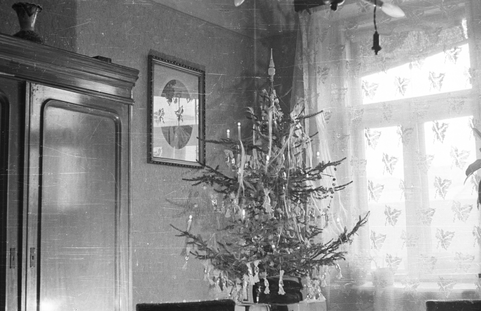 1956, Nagy Gyula, Christmas, Fortepan #39740