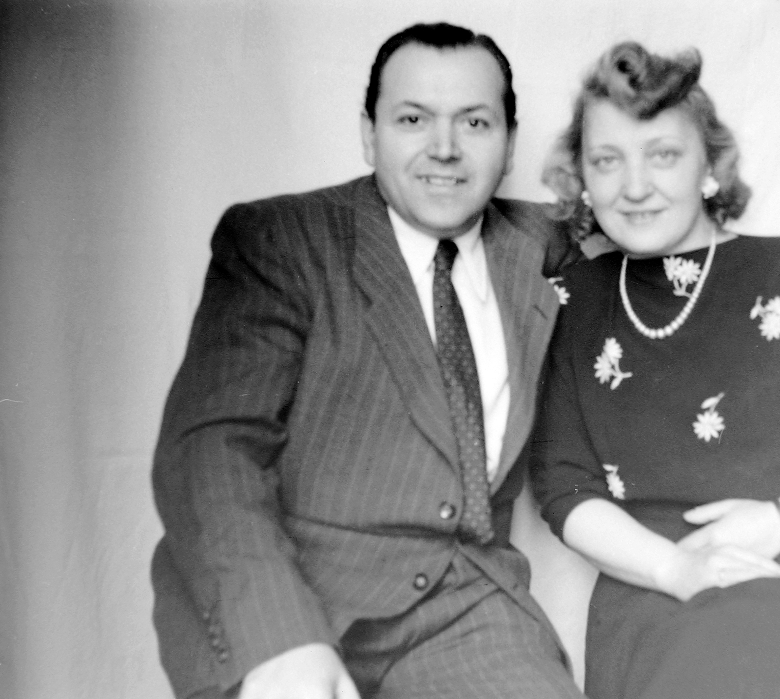 1946, Fortepan, portré, úriember, hölgy, Fortepan #4045
