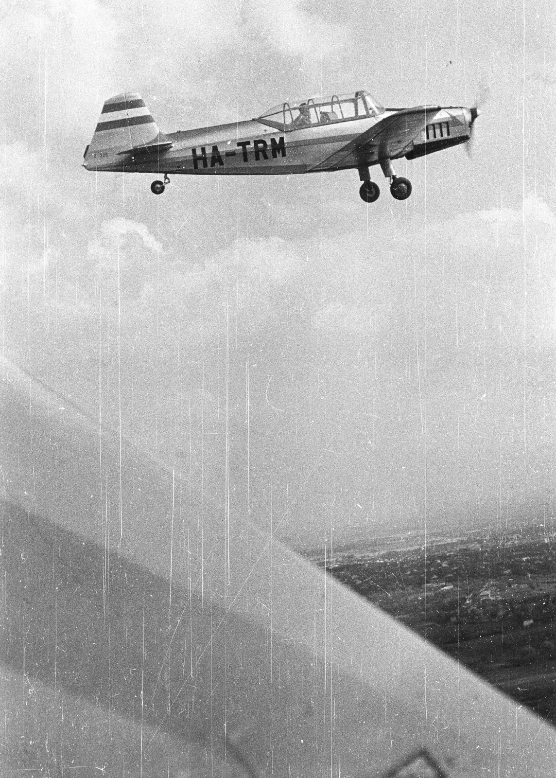 Hungary, Zlin-226T Trener 6 típusú repülőgép., 1966, MHSZ, transport, Czechoslovak brand, airplane, Zlin-brand, Fortepan #40506