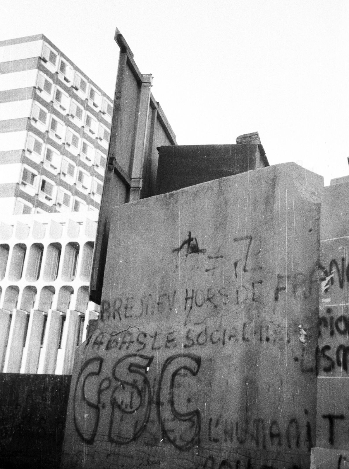 France, 1977, Fortepan, graffiti, Fortepan #40570