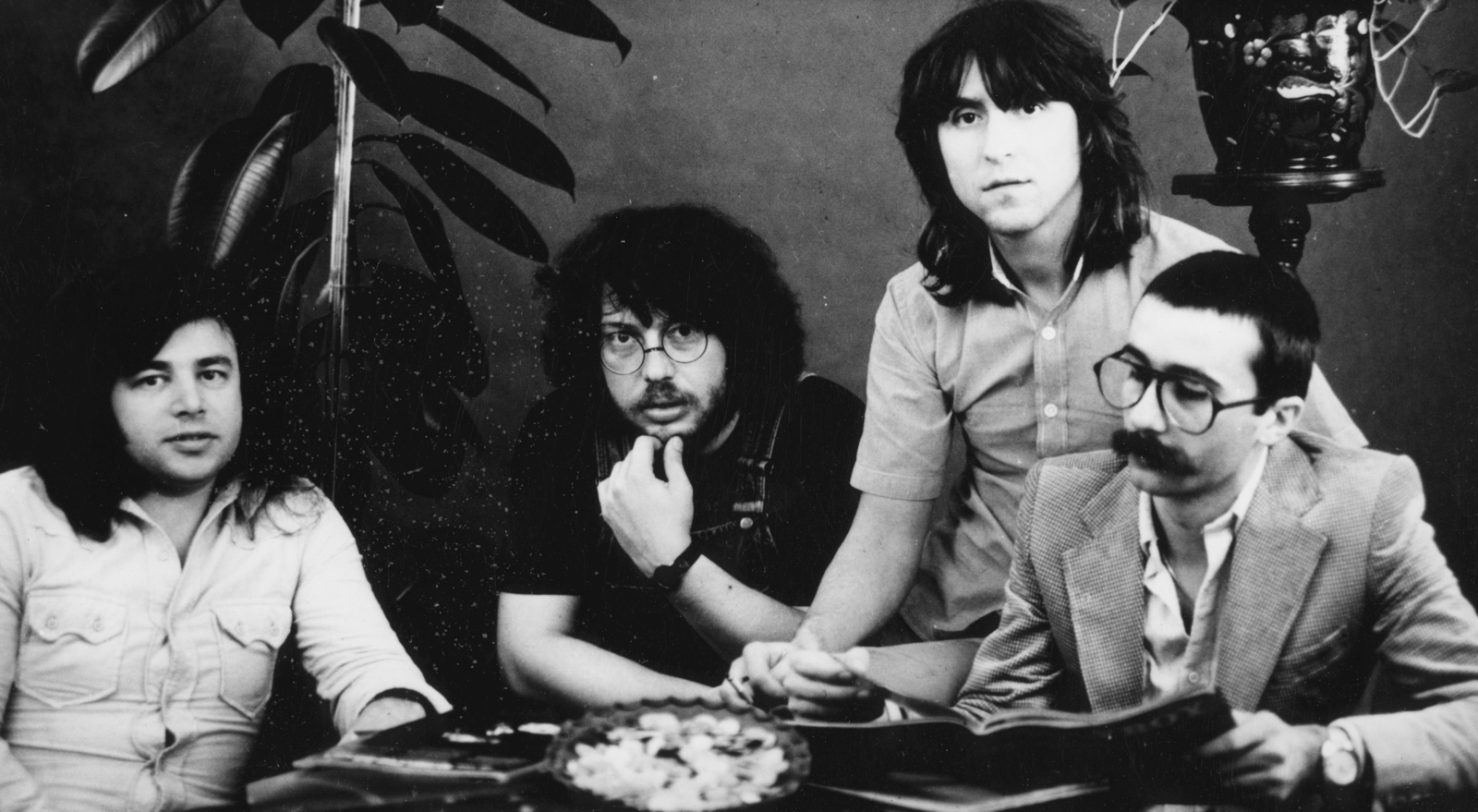 Hungary, LGT együttes tagjai: Somló Tamás, Presser Gábor, Karácsony János, Solti János., 1981, Urbán Tamás, celebrity, beat era, band, Fortepan #40679