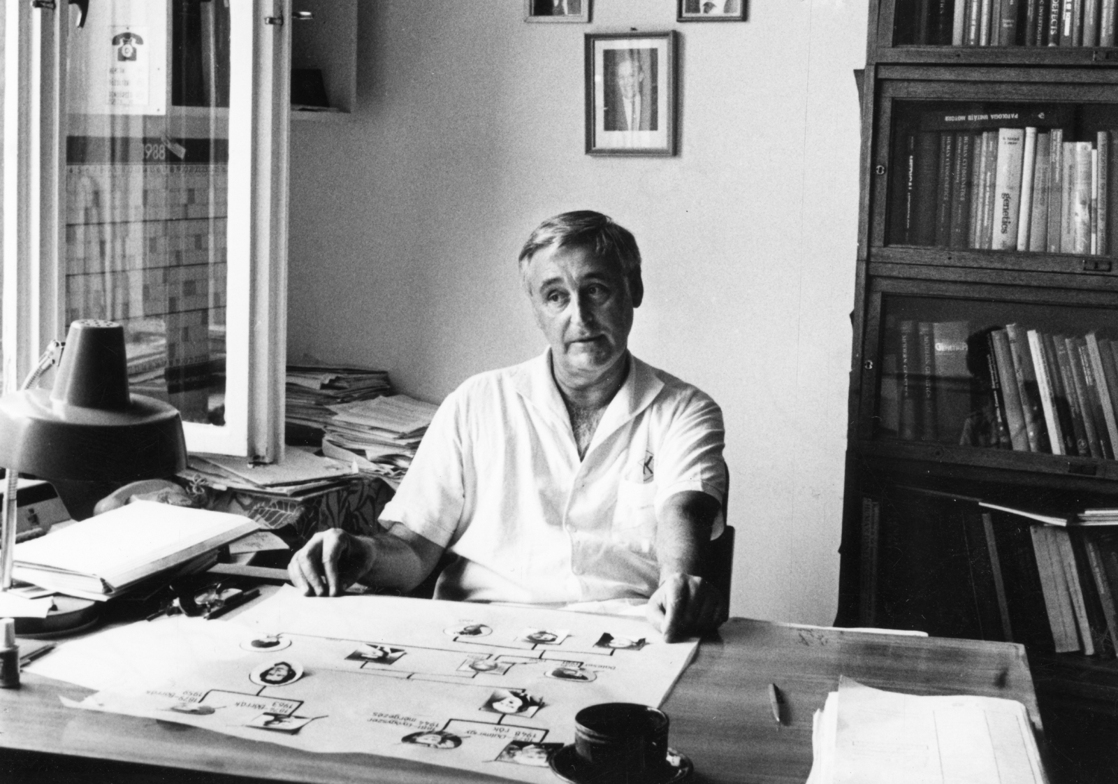 Hungary, Dr. Czeizel Endre orvos-genetikus., 1988, Urbán Tamás, celebrity, doctor, professor, Fortepan #40681
