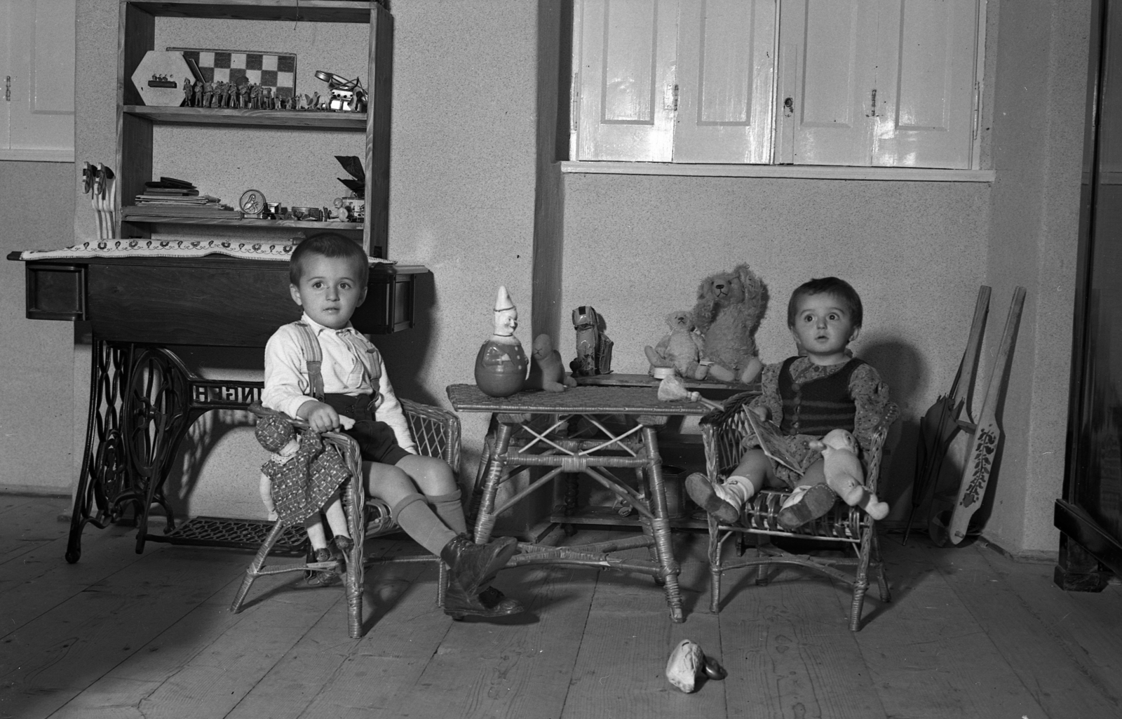 1942, Rados Tamás OSB, toy, kid, Fortepan #40976