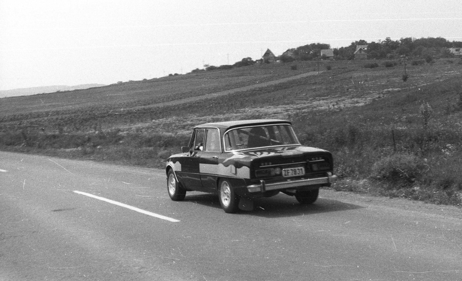 Hungary, Alfa Romeo Giulia típusú személygépkocsi., 1980, Fortepan, Alfa-Romeo brand, Italian brand, number plate, Fortepan #41063