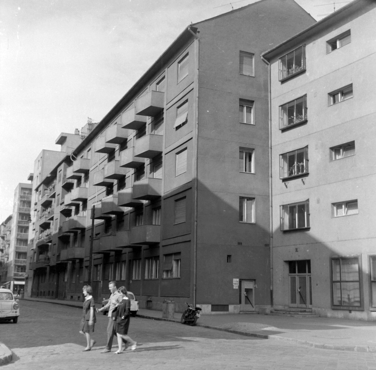 Hungary, Budapest XIII., Tátra (Sallai Imre) utca a Victor Hugo utcából nézve., 1964, Angyalföldi Helytörténeti Gyűjtemény, Budapest, Fortepan #41097