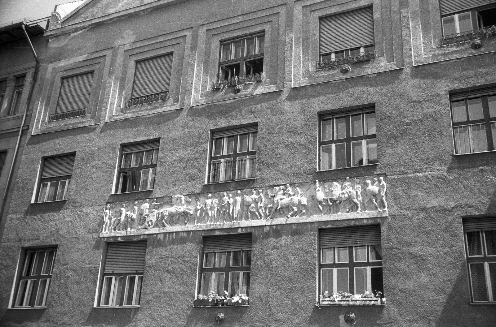 Magyarország, Budapest XIII., Visegrádi utca 23. Förster-ház., 1980, Angyalföldi Helytörténeti Gyűjtemény, dombormű, Budapest, Fortepan #41144