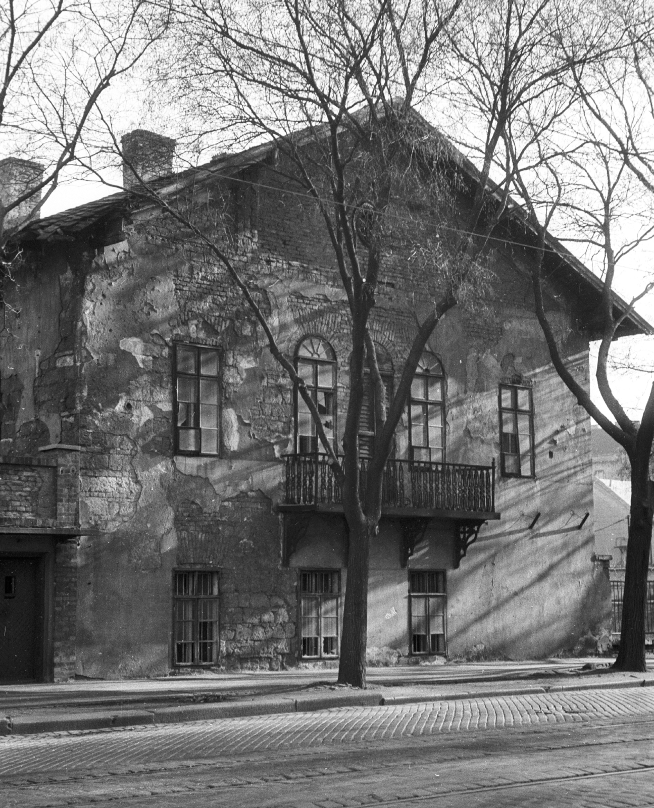 Hungary, Budapest XIII., Pozsonyi út, Hild Károly klasszicista villája Kolba Sámuel számára., 1975, Angyalföldi Helytörténeti Gyűjtemény, Budapest, Károly Hild-design, Fortepan #41197