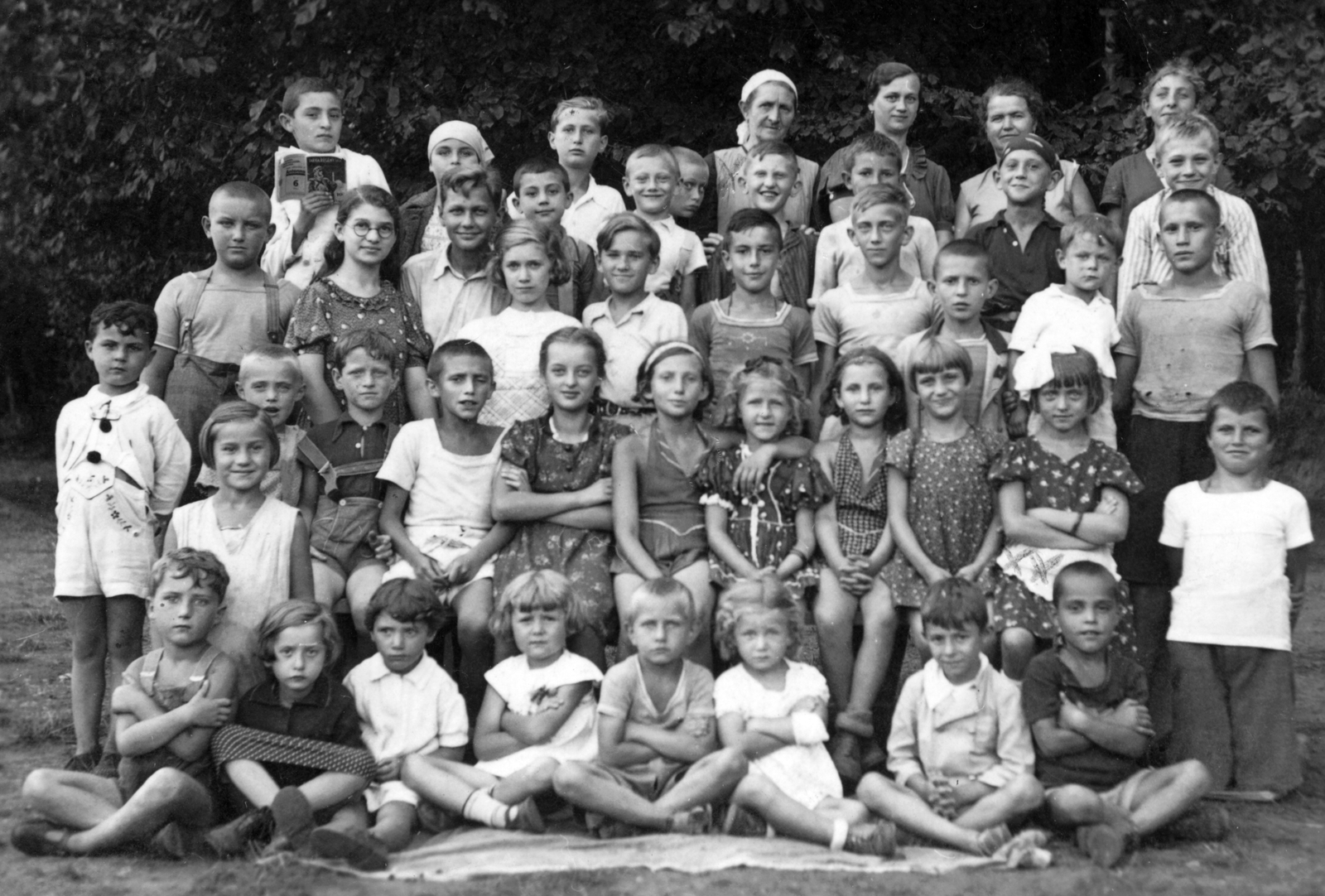 1932, Angyalföldi Helytörténeti Gyűjtemény, csoportkép, Fortepan #41256