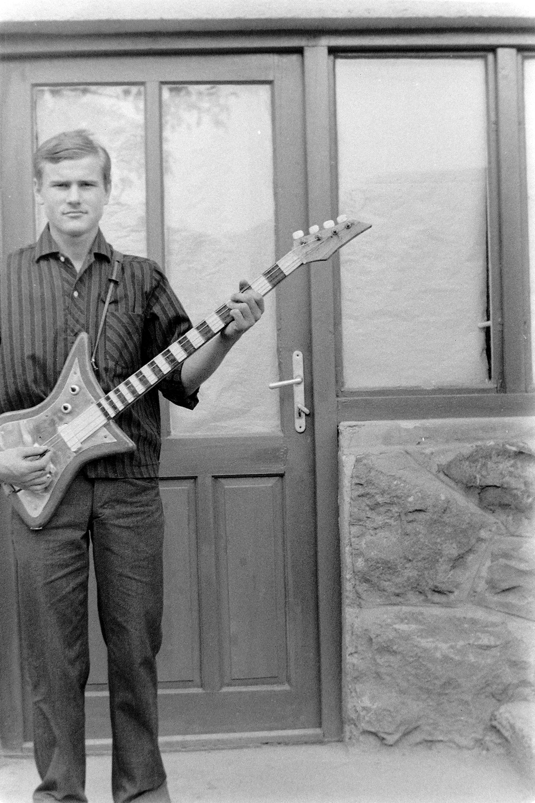 1964, Fortepan, portrait, musical instrument, musician, man, guitar, Fortepan #4132