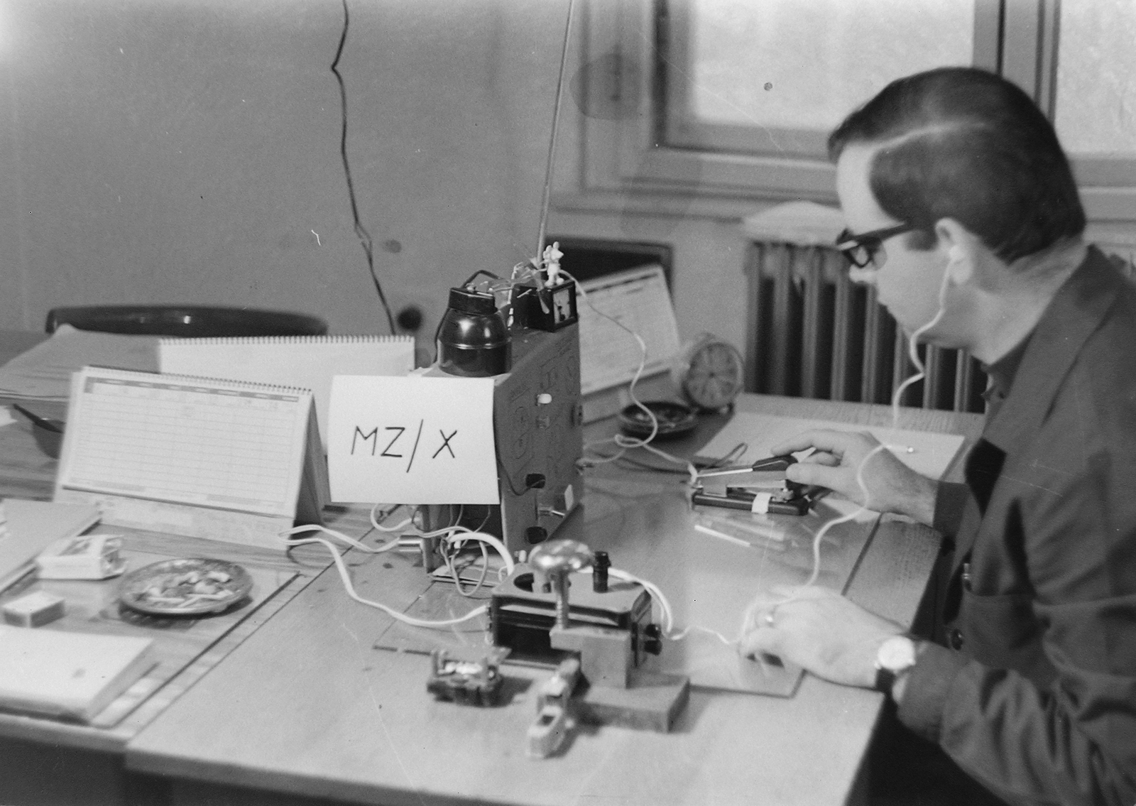 Magyarország, 1976, Fortepan, rádió, távközlés, fűtőtest, Fortepan #4137