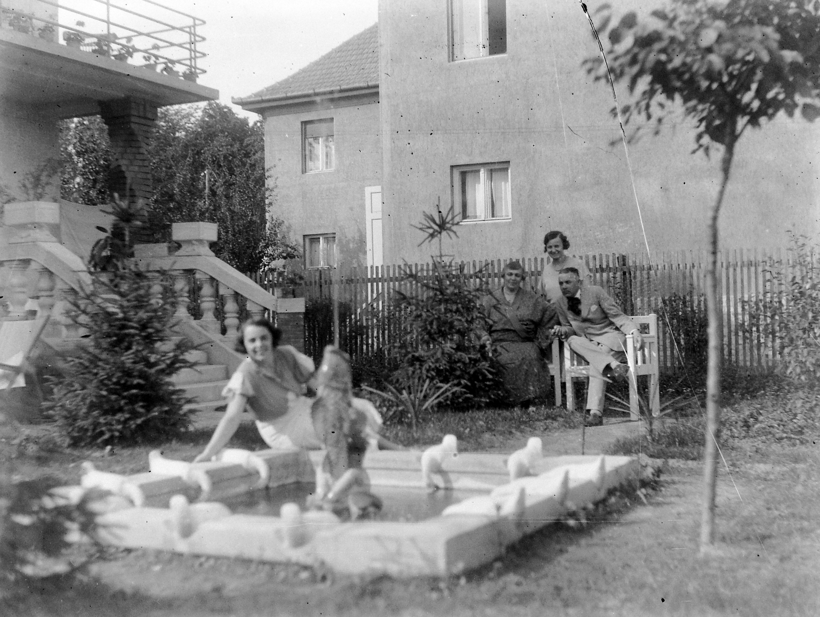 1936, Fortepan, fountain, Fortepan #4141
