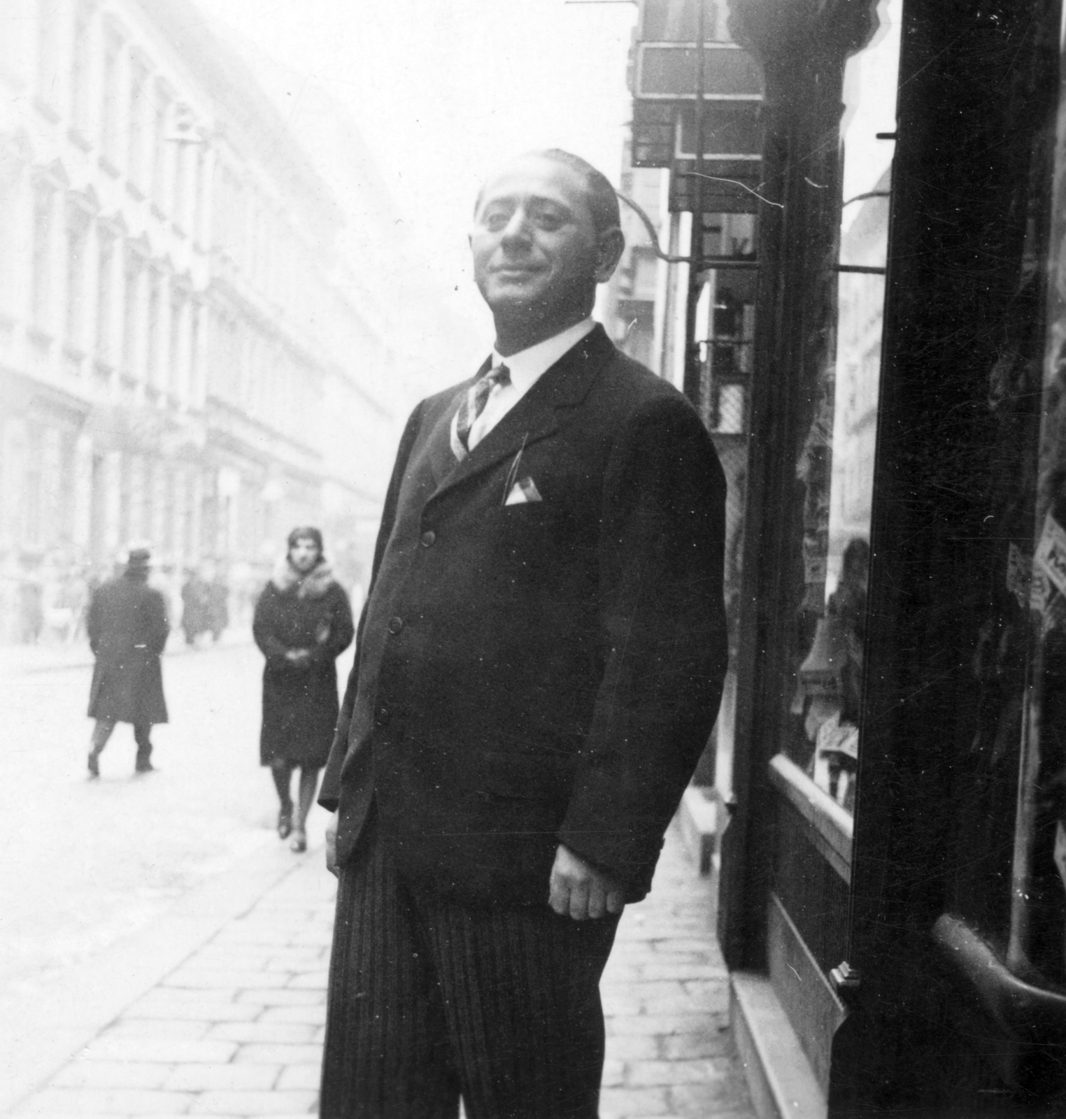 1934, Székelyi Péter, portrait, street view, man, Fortepan #41482
