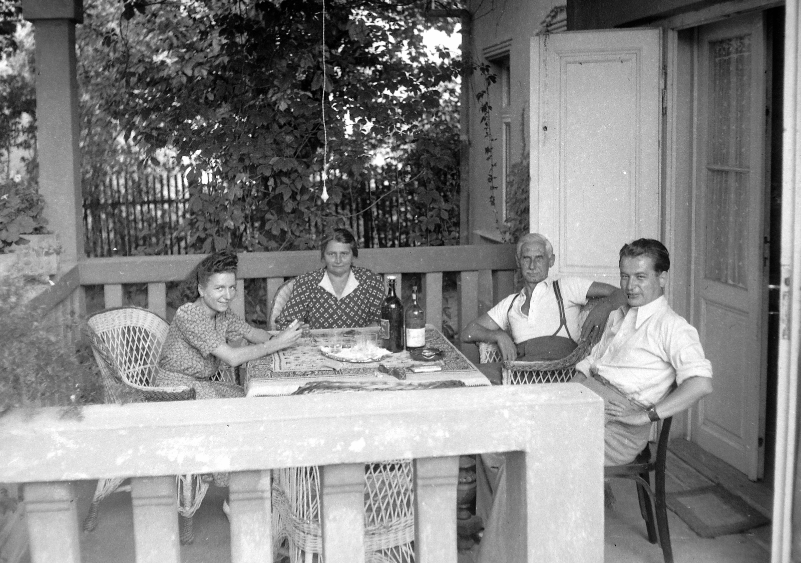 1937, Fortepan, terrace, Fortepan #4150