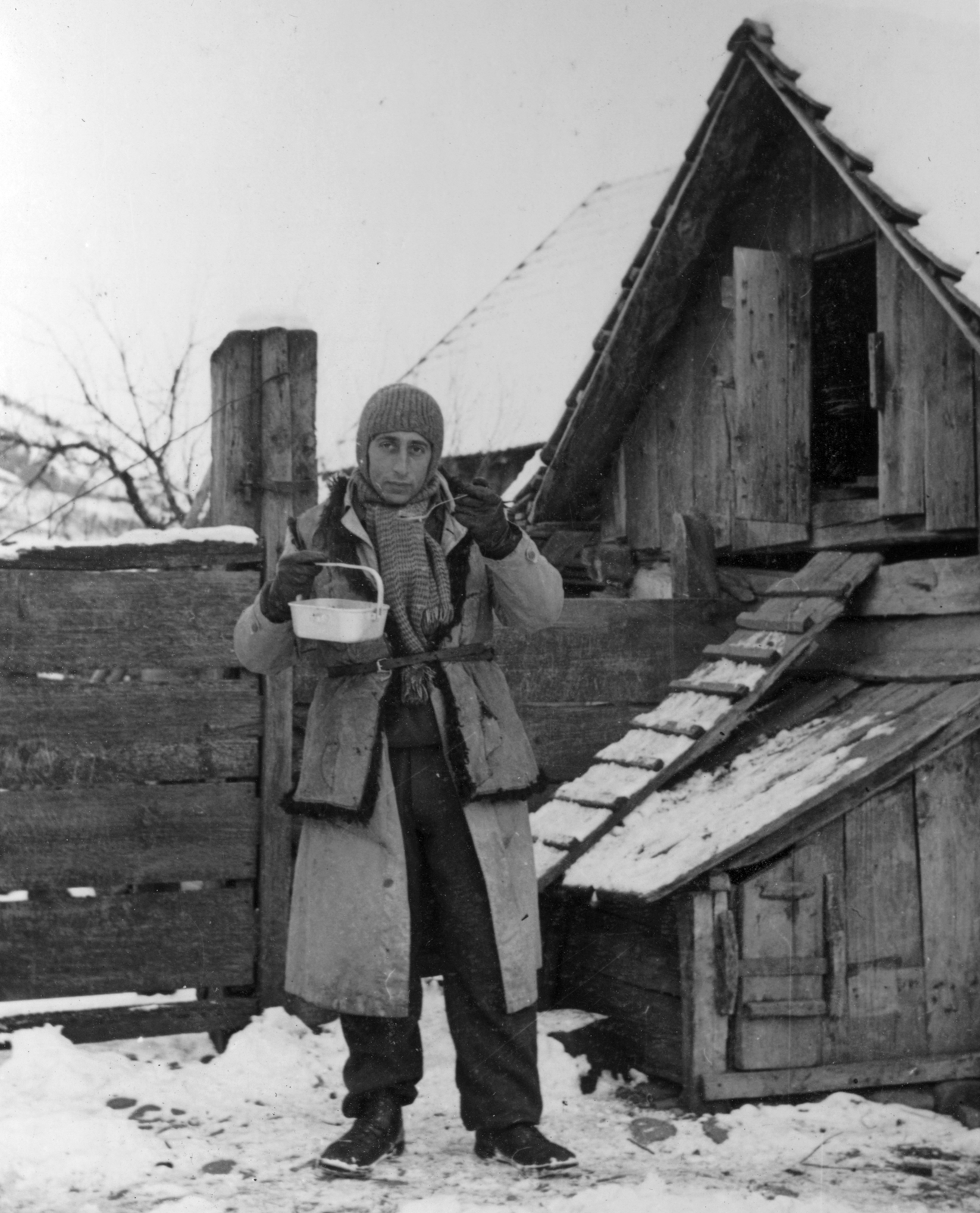 Románia,Erdély, munkaszolgálatos., 1941, MZSL/Magyar Zsidó Levéltár, csajka, Fortepan #41694