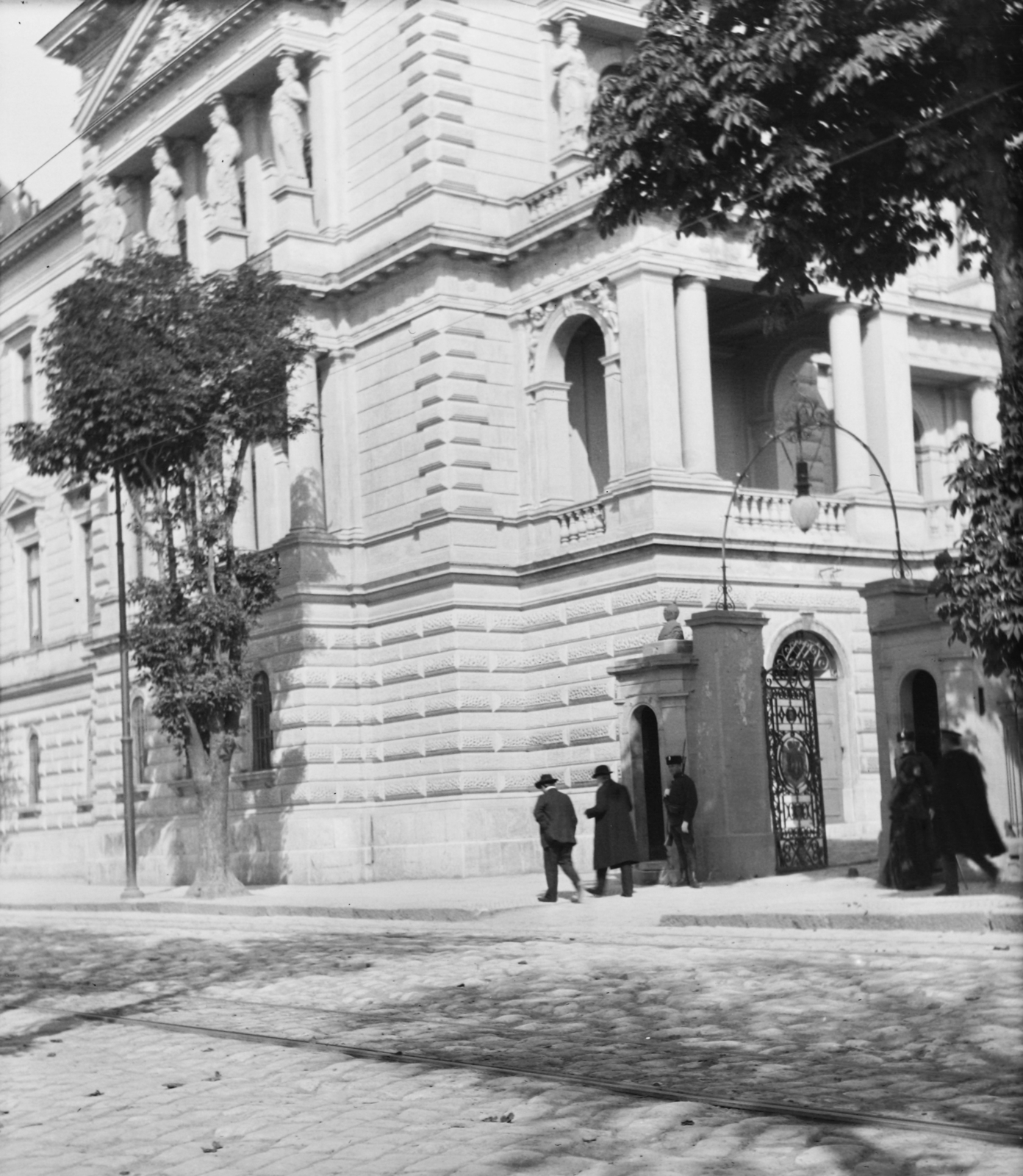 Serbia, Belgrade, szerb királyi palota (Stari Dvor)., 1906, Zichy, palace, public building, Aleksandar Bugarski-design, Fortepan #41744