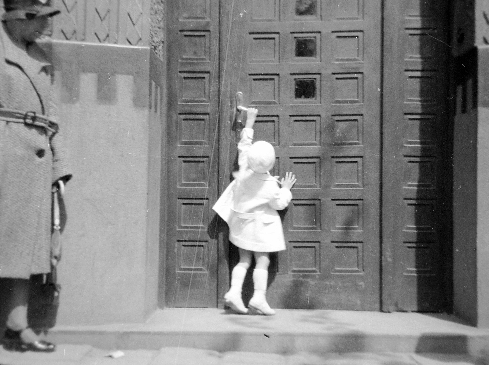 1935, Fortepan, kapu, szecesszió, ajtó, nő, gyerek, Fortepan #4176
