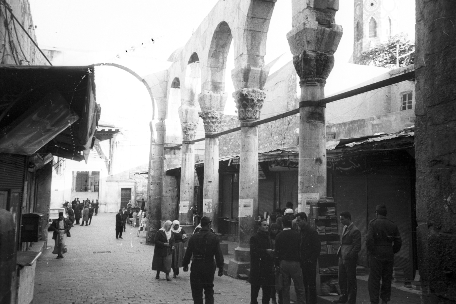 Syria, Damascus, a római kori Jupiter templom maradványai., 1965, MZSL/Ofner Károly, ancient culture, Fortepan #41936