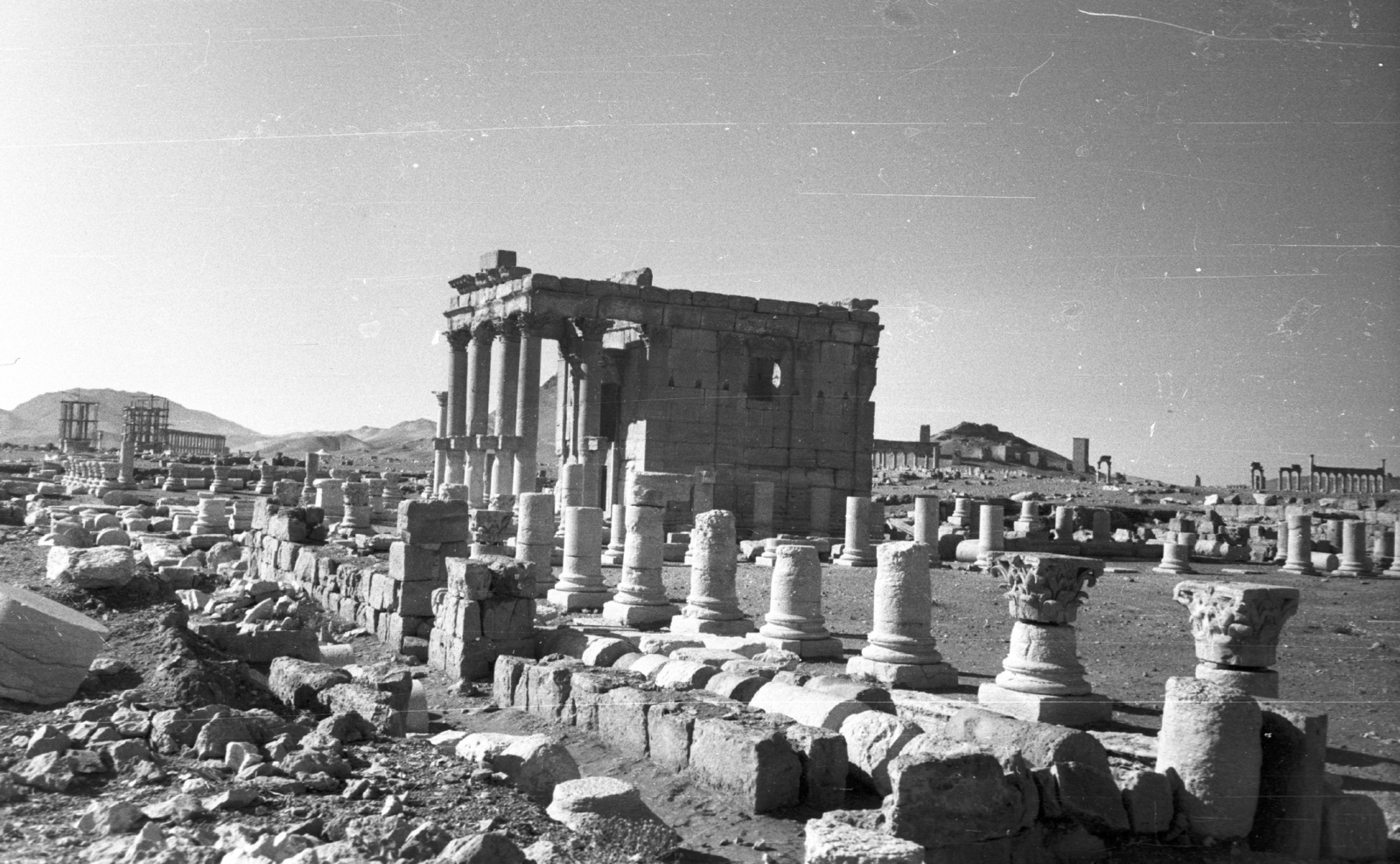 Syria, Palmyra, az ókori Palmüra romjai., 1965, MZSL/Ofner Károly, desert, ancient culture, Fortepan #41950