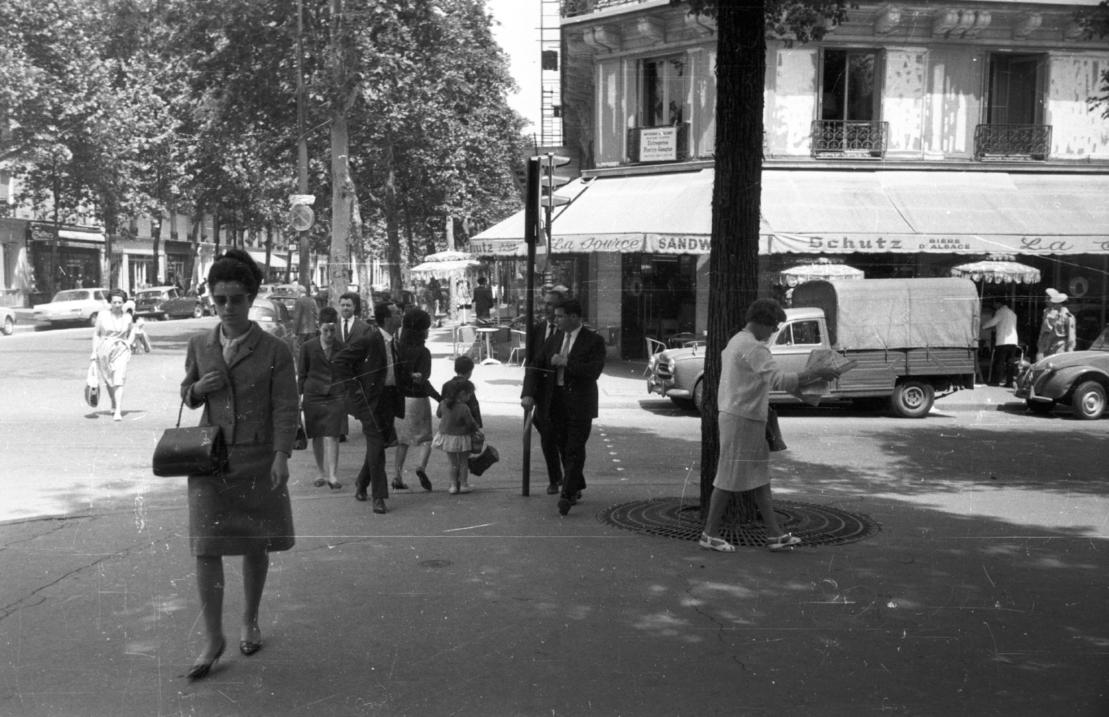 France, Paris, Place de Santiago du Chili., 1964, MZSL/Ofner Károly, Fortepan #41968