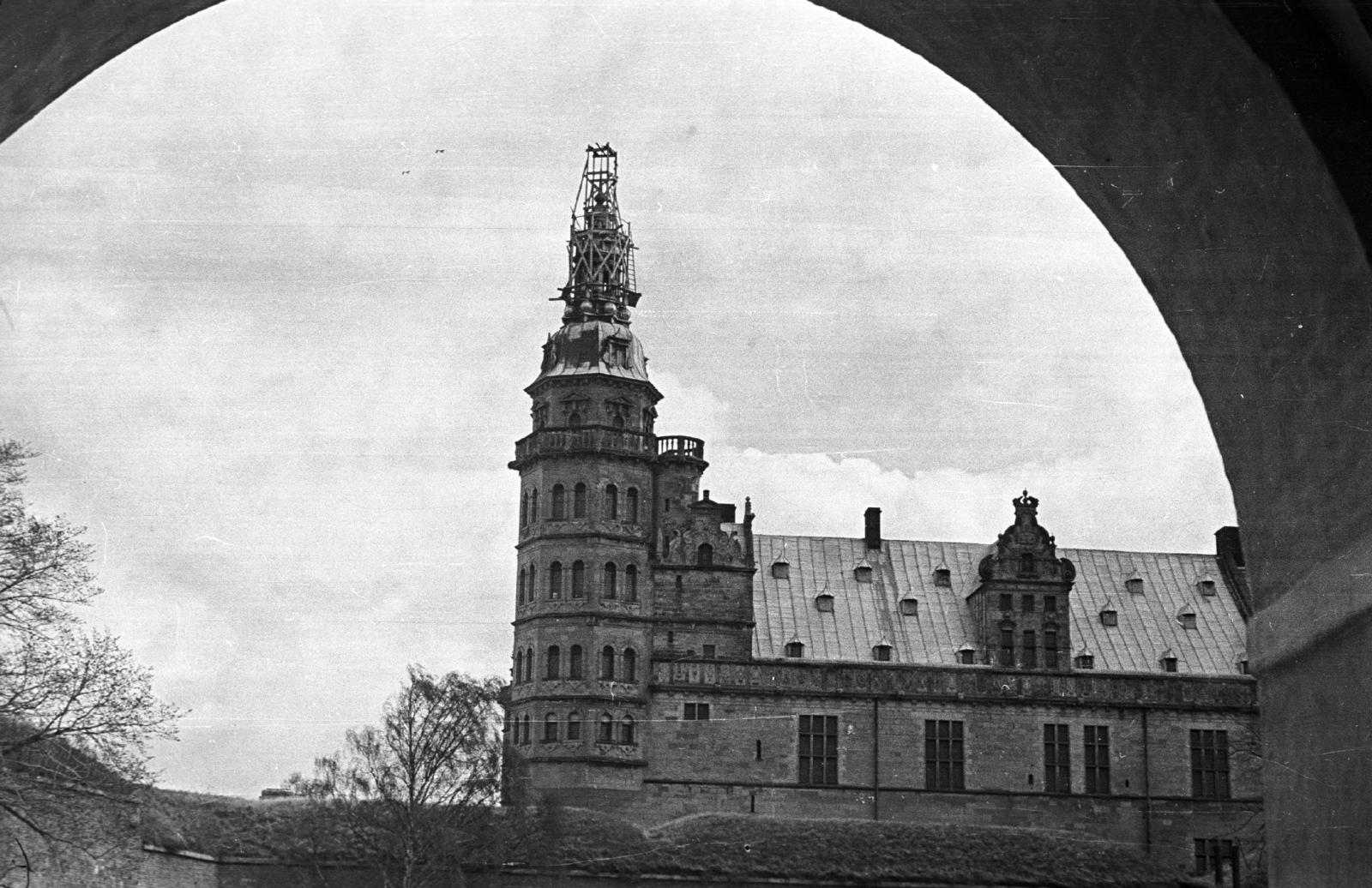 Denmark, Helsingør, Kronborg-kastély., 1961, MZSL/Ofner Károly, castle, renaissance, World Heritage, Fortepan #42095