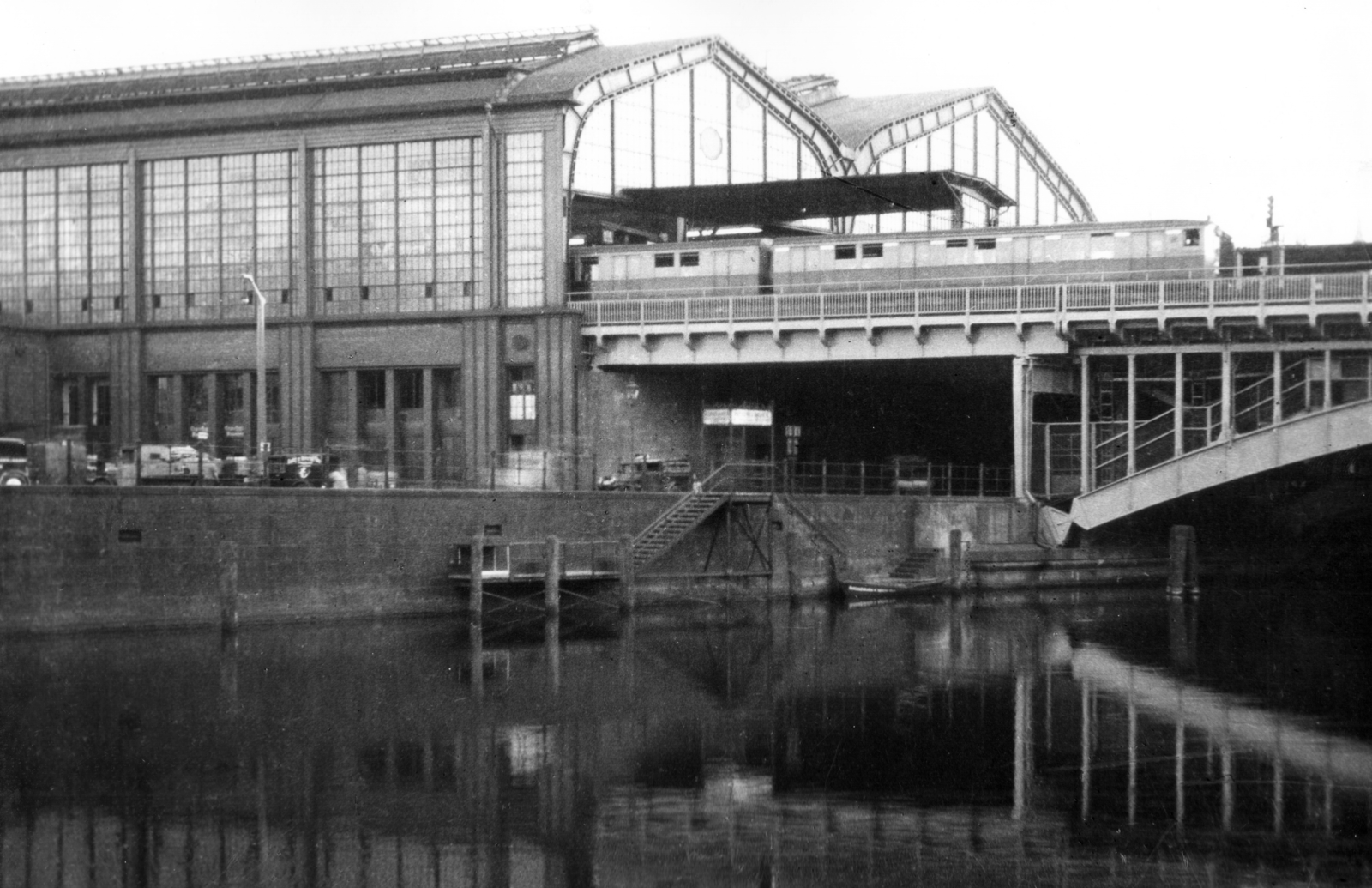 Németország, Berlin, Friedrichstrasse pályaudvar., 1932, MZSL/Ofner Károly, pályaudvar, Carl Theodor Brodführer-terv, Fortepan #42135