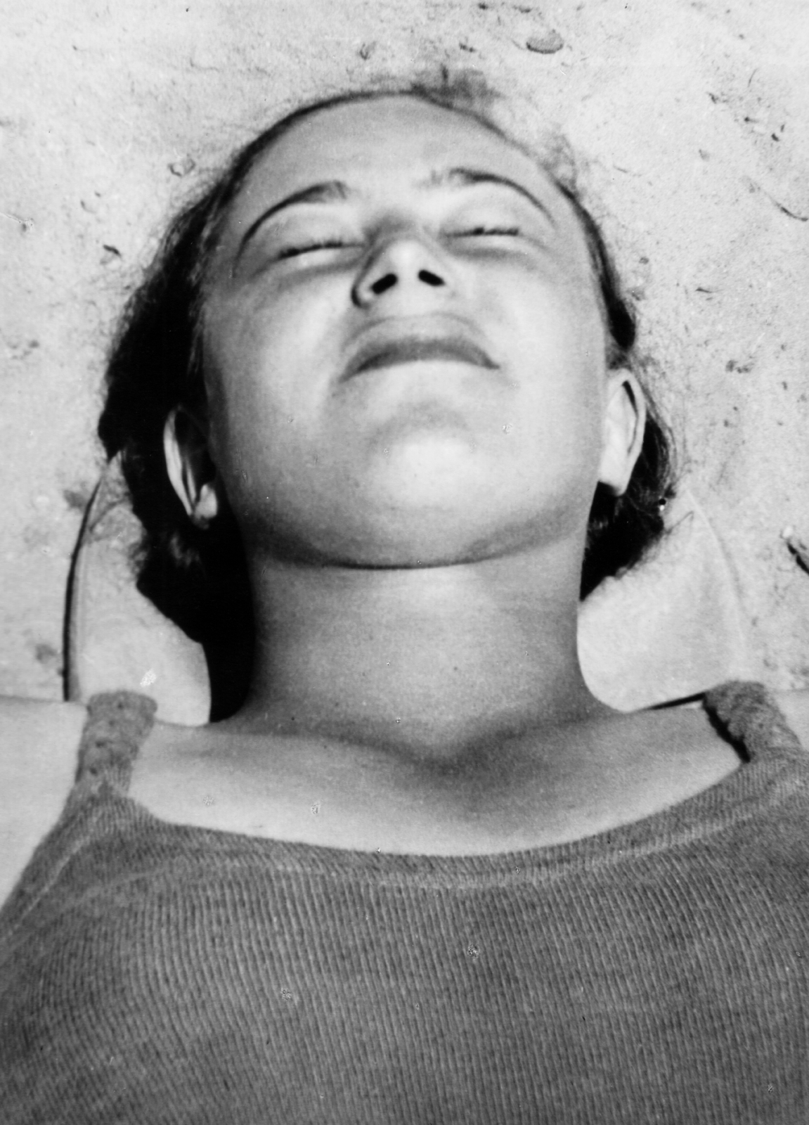 1934, MZSL/Ofner Károly, portrait, sunbathe, summer, woman, Fortepan #42164