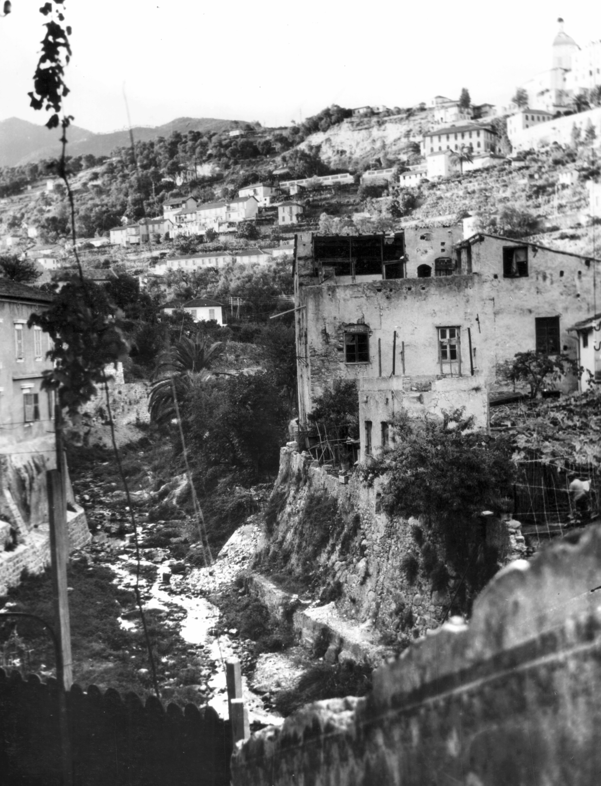 Italy, San Remo, látkép az óváros felől a Via Galileo Galilei felé., 1934, MZSL/Ofner Károly, Fortepan #42170