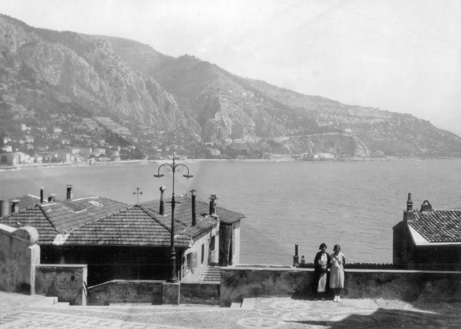 Franciaország, Menton, szemben a Ponte San Ludovico (Olaszország)., 1934, MZSL/Ofner Károly, Fortepan #42175