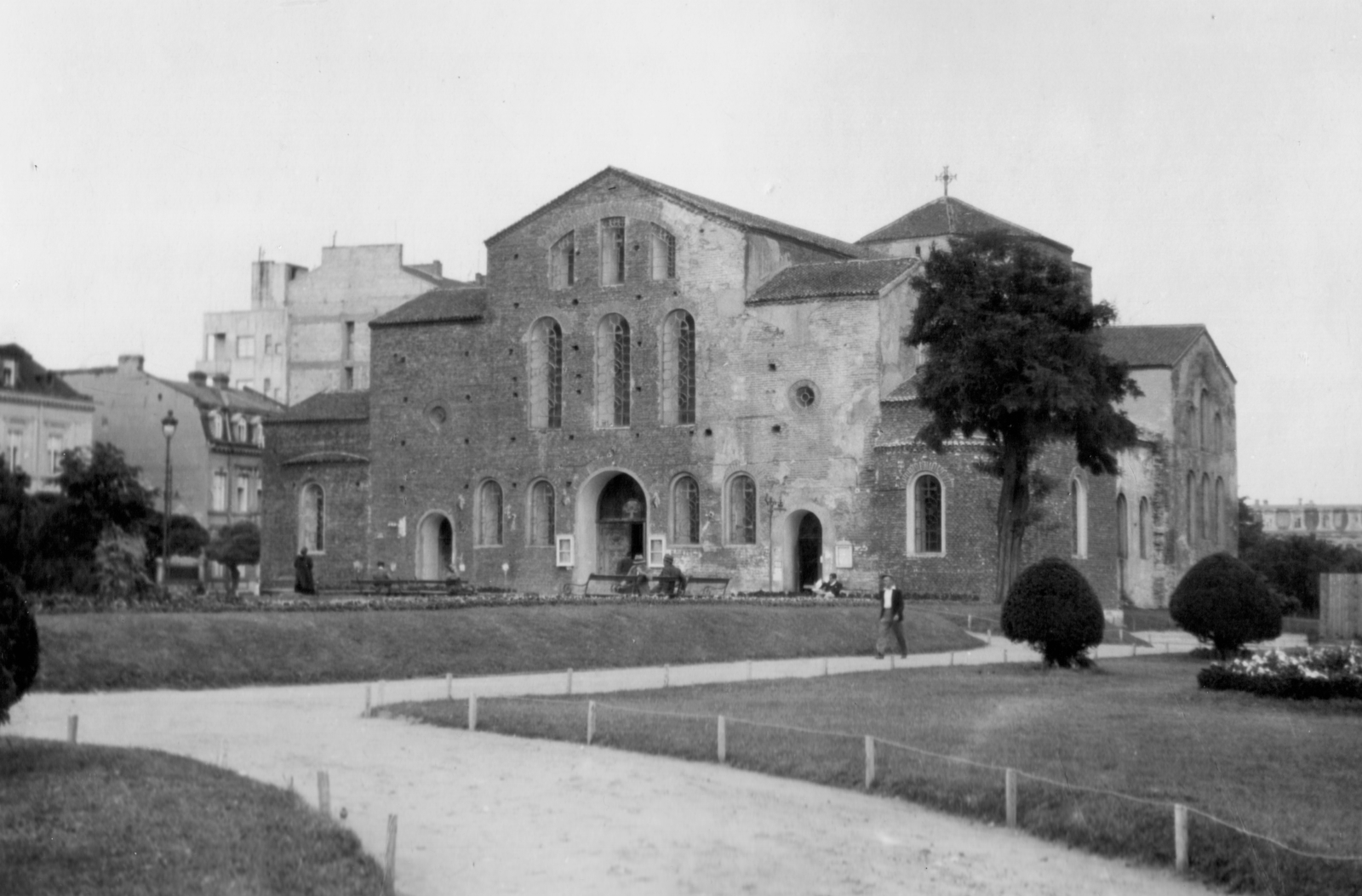 Bulgaria, Sofia, Szent Szófia-templom., 1935, MZSL/Ofner Károly, basilica, Eastern Orthodox Church, Bulgarian Orthodox Church, Byzantine architecture, Fortepan #42210
