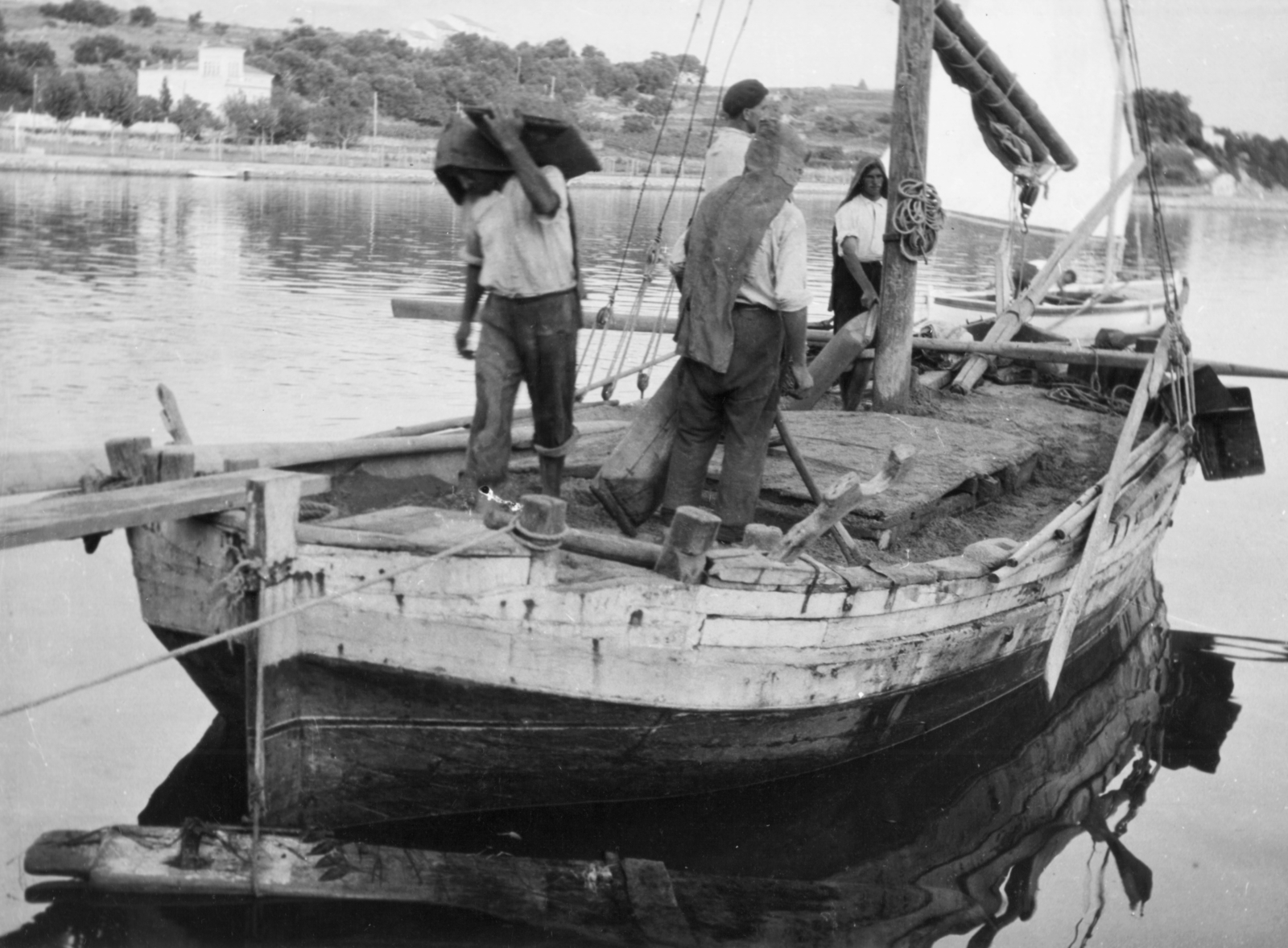 1937, MZSL/Ofner Károly, fishing, Fortepan #42241