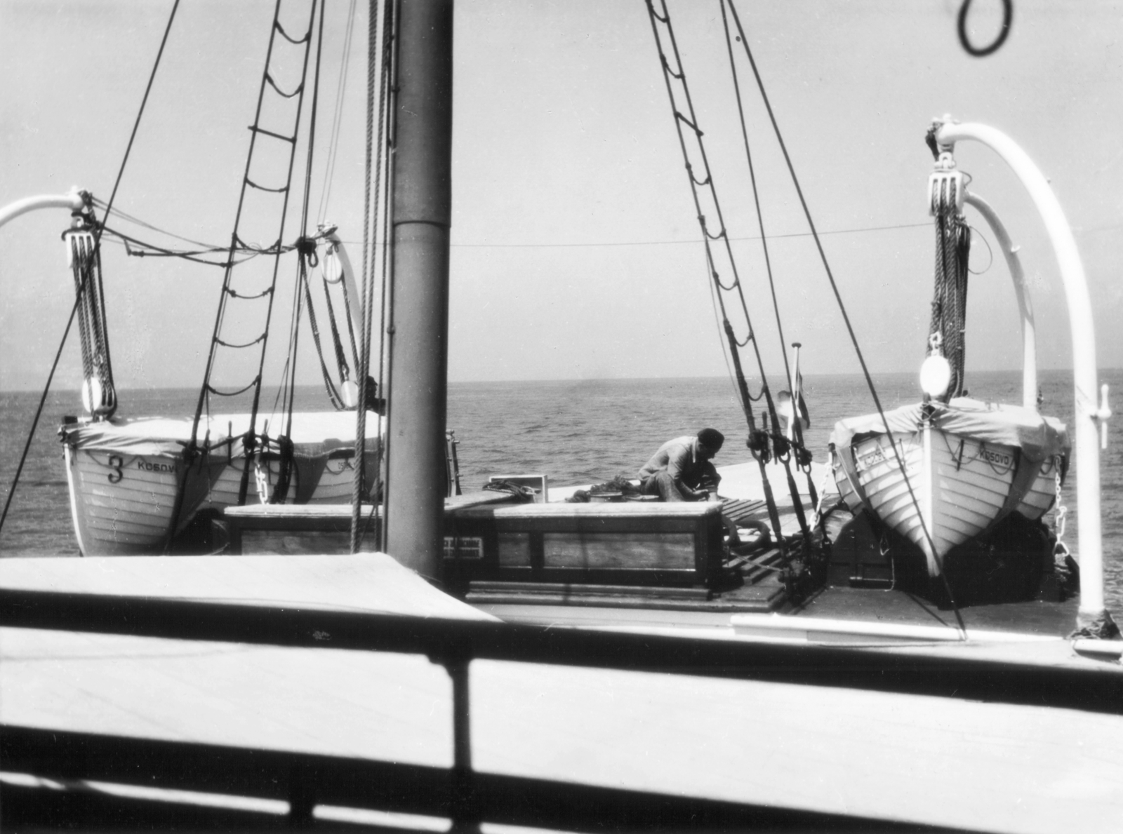 1937, MZSL/Ofner Károly, Yugoslavia, ship, lifeboat, Fortepan #42246