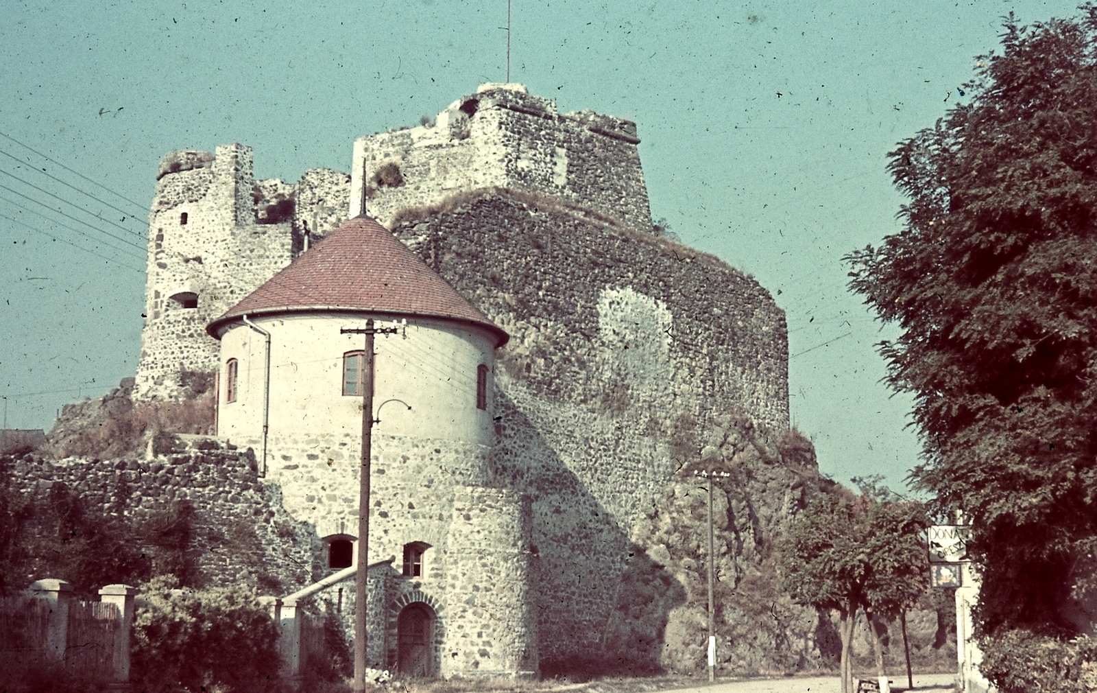 Slovakia, Levice, Vár., 1939, Konok Tamás id, colorful, castle ruins, Fortepan #42647